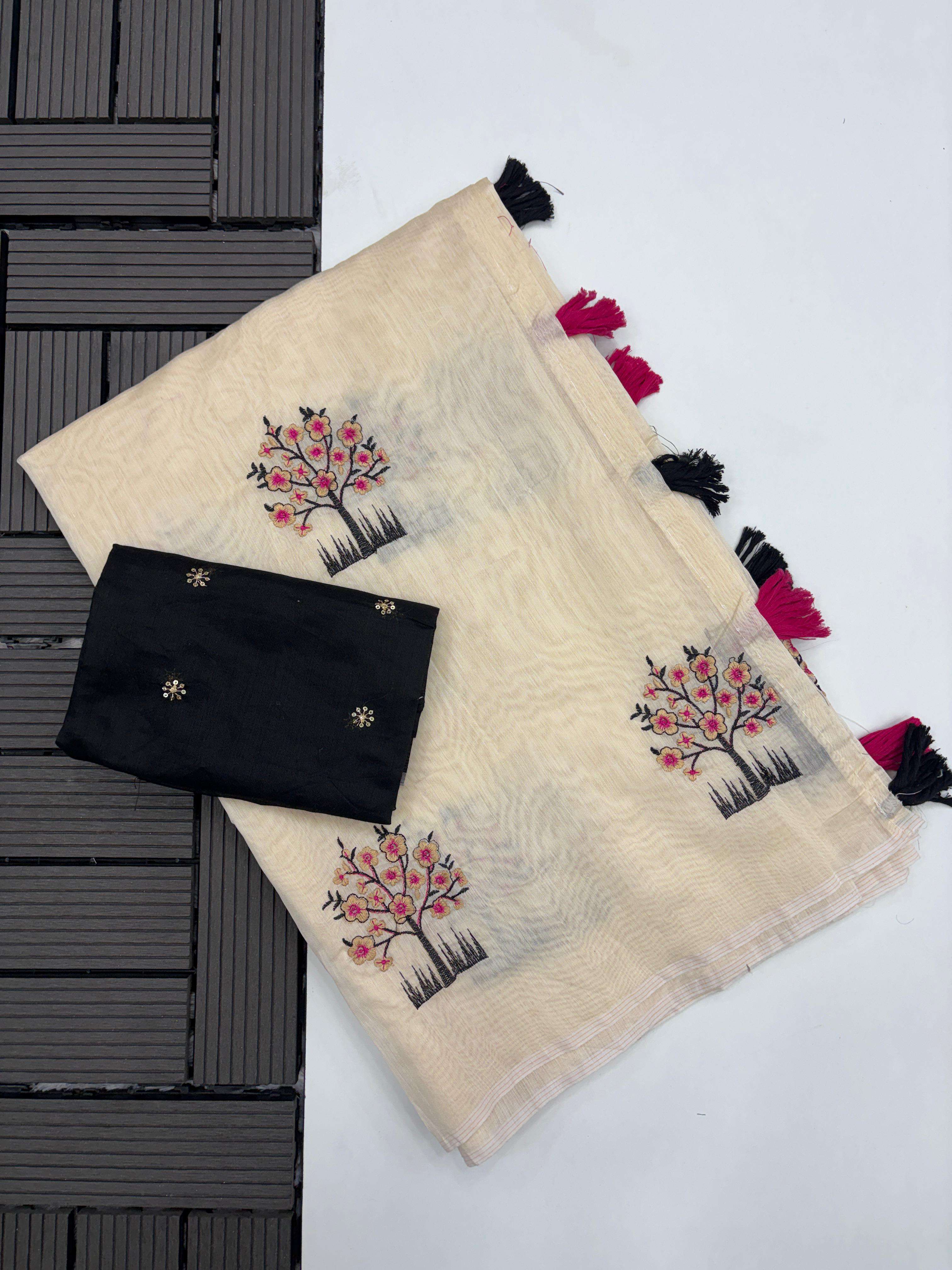 Pure soft Chanderi silk saree Collection manufacturer surat 