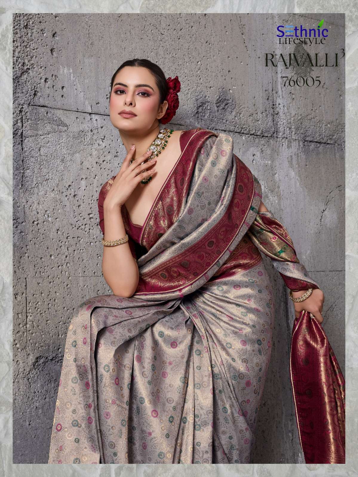 Rajvalli 3 by Sethnic Lifetstyle saree Collection manufacturer surat 