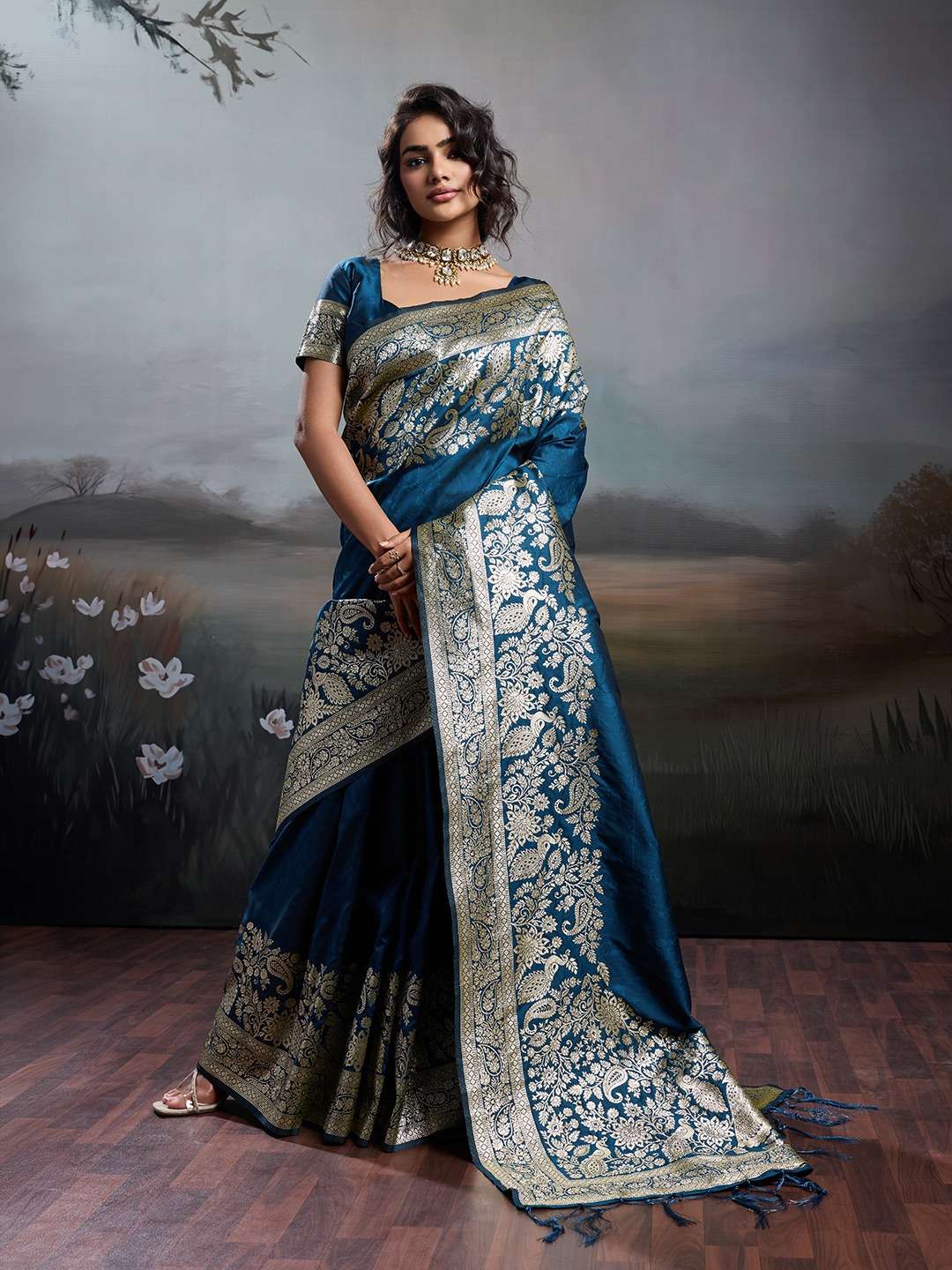 RAJWADA SILK by SHREE SHYAM FASHION saree Collection manufacturer surat 