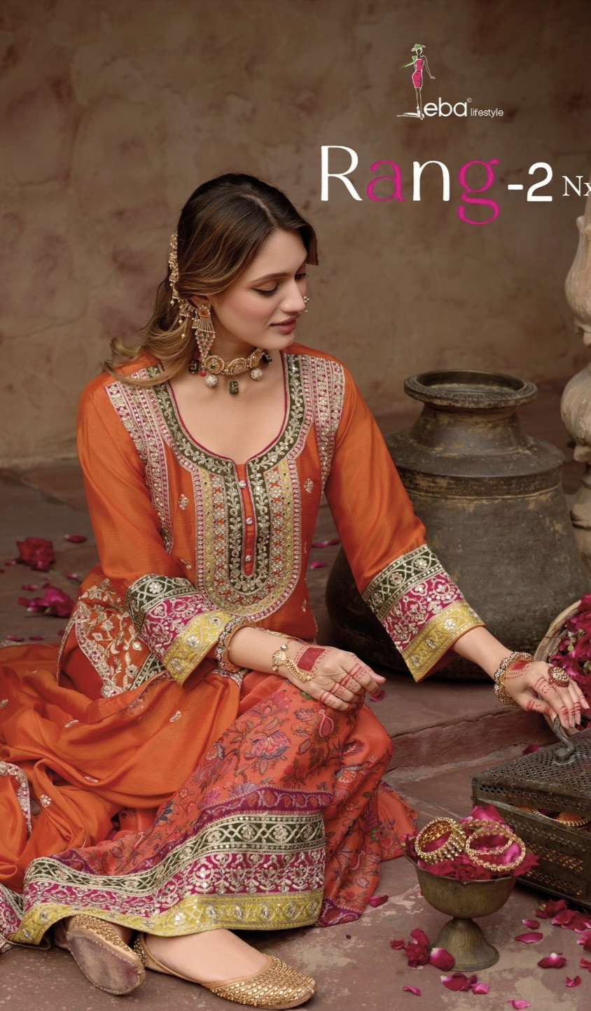 Rang 2 nx by eba Life style suit collection manufacturers surat 