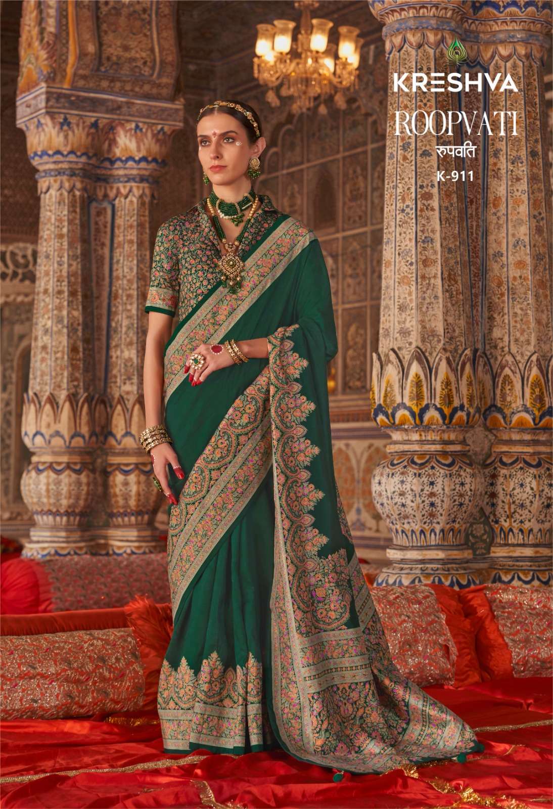ROOPVATI by KRESHVA saree Collection manufacturer surat 