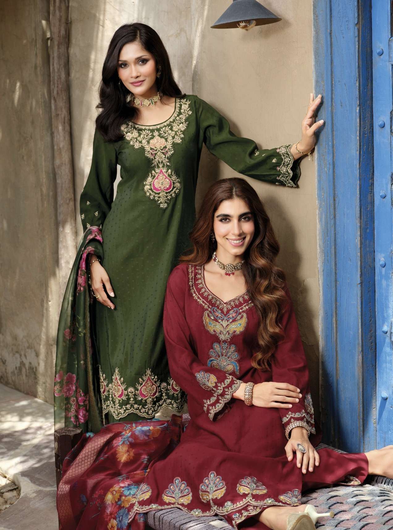 Rose by LILY  LALI kurti collection manufacturers surat 