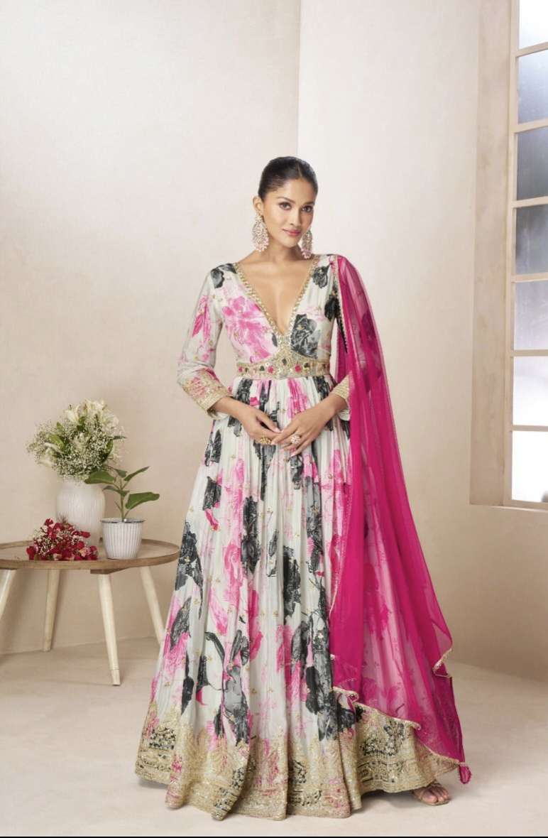 RUSHIKA 1 by Gulkayra Designer gown collection manufacturers surat 