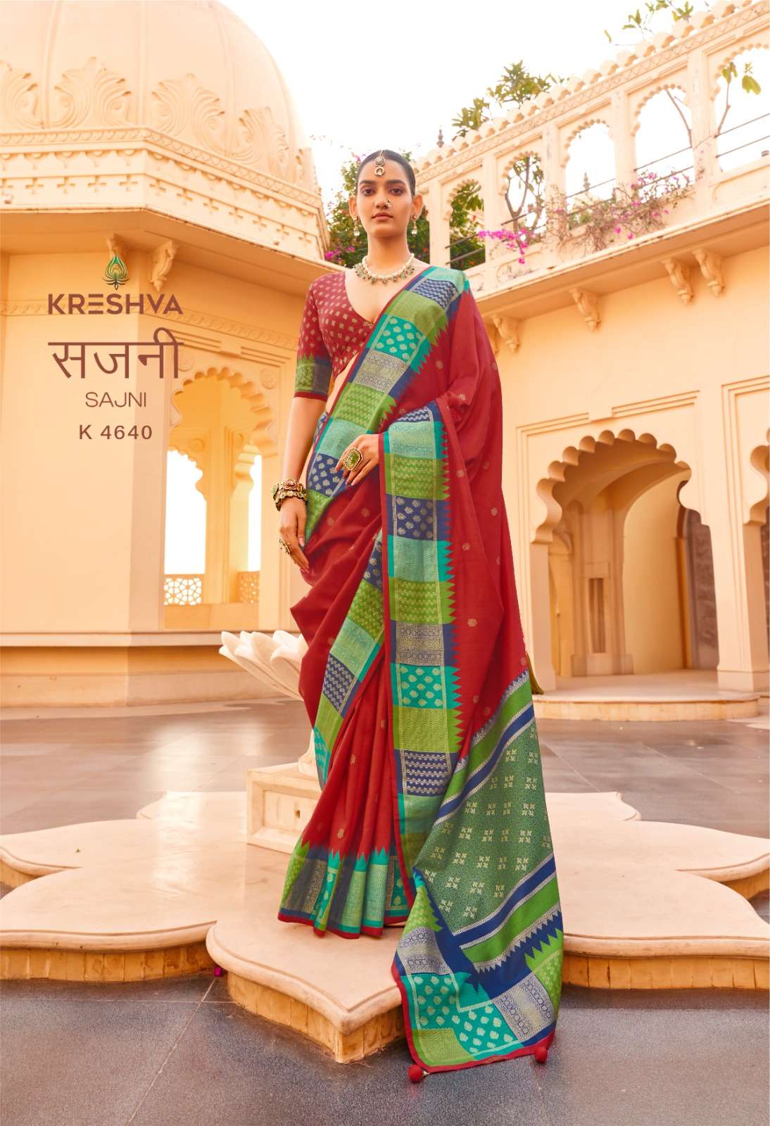 SAJNI by KRESHVA saree Collection manufacturer surat 