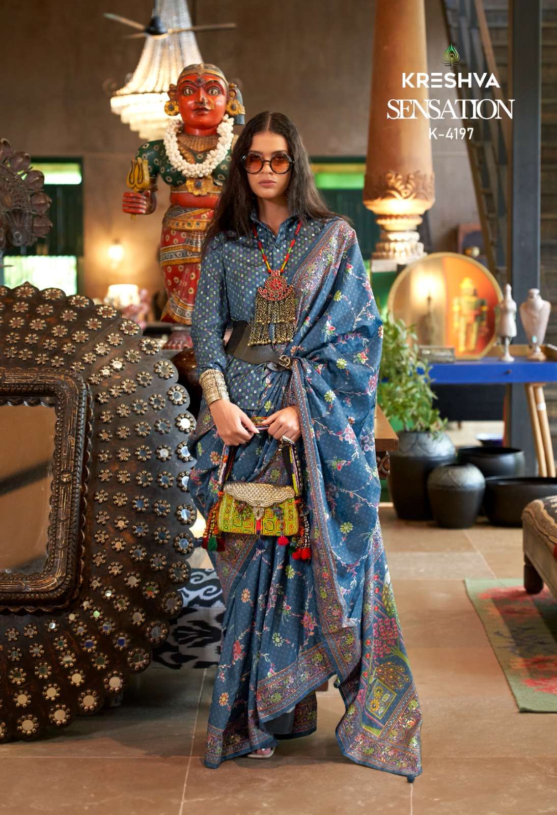 SENSATION by KRESHVA saree Collection manufacturer surat 