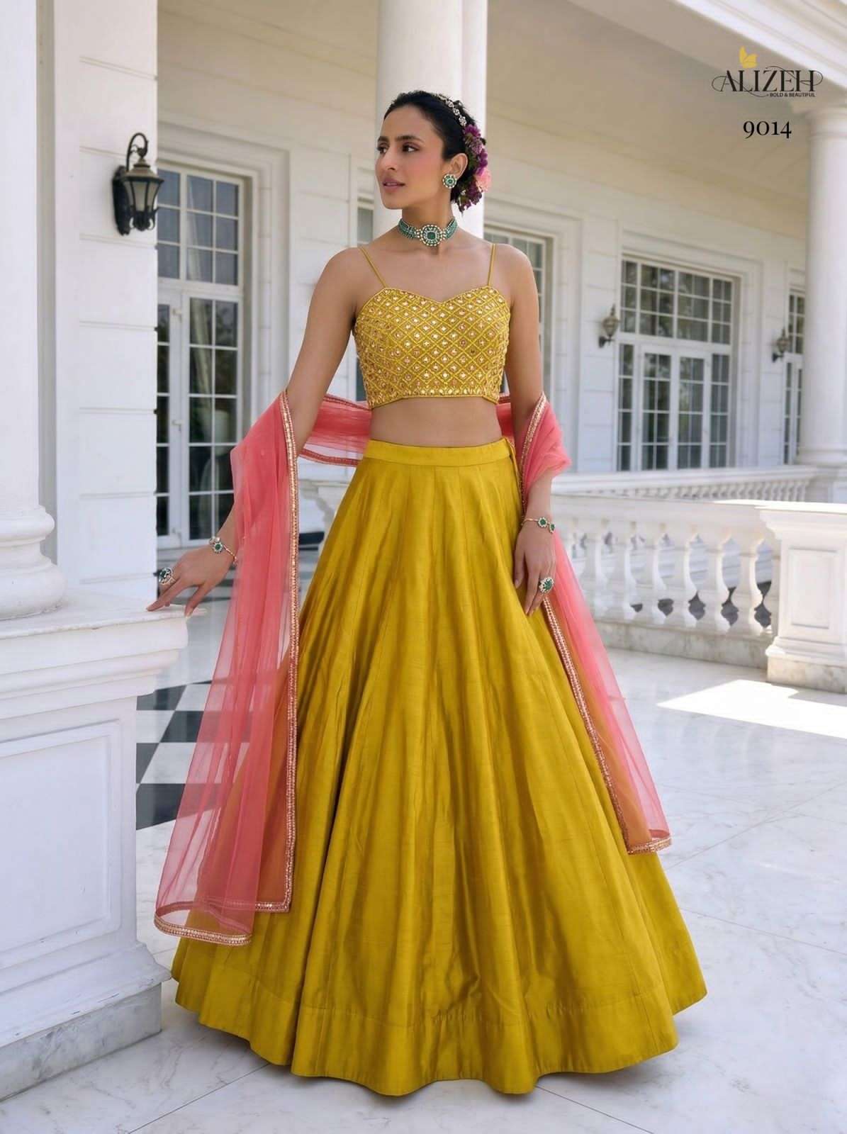 Series 9014 9016 by ALIZEH OFFICIAL Lehenga Choli collection manufacturers surat 