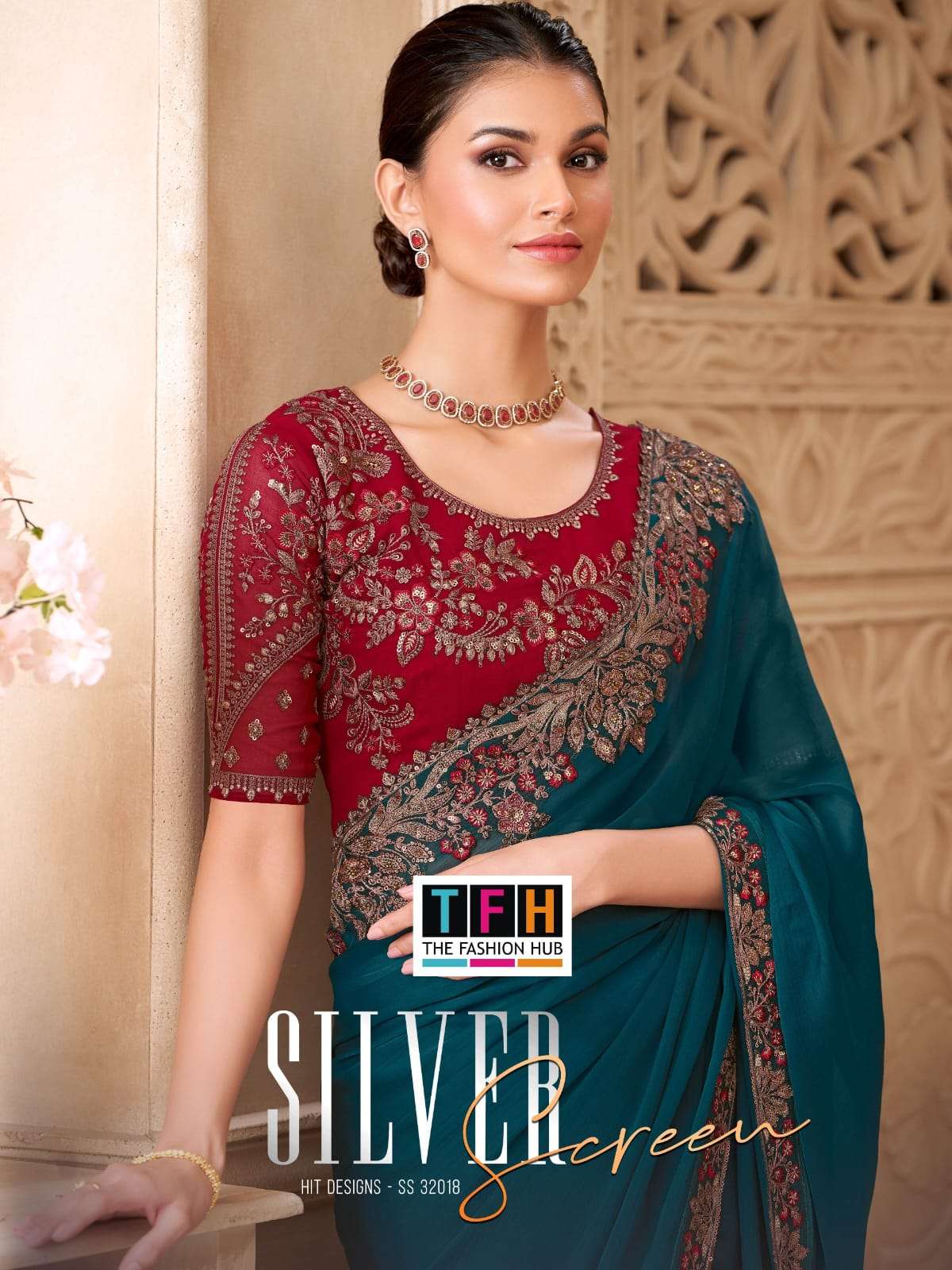 Silver Screen S by TFH saree Collection manufacturer surat 