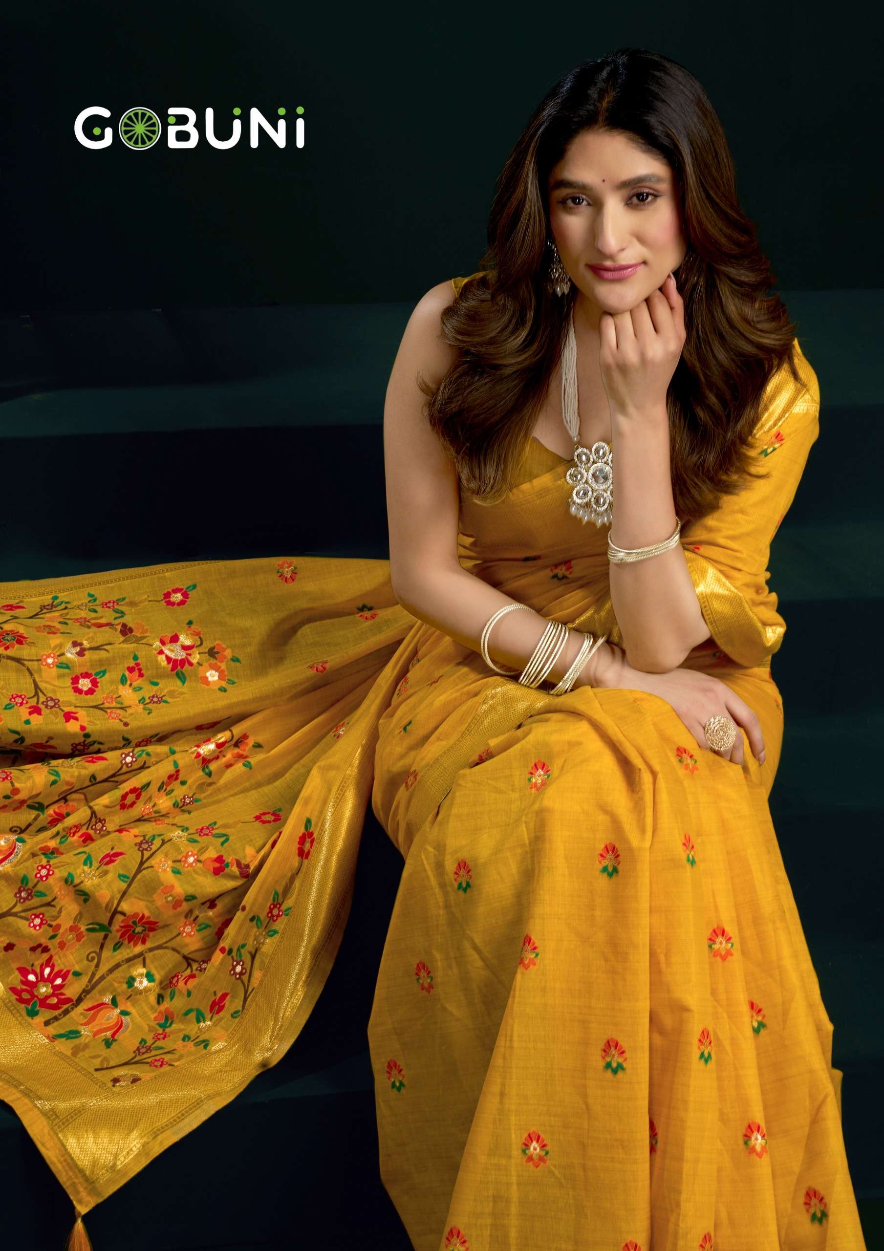 Siya Series 3501  To  3506 By Gobuni saree Collection manufacturer surat 