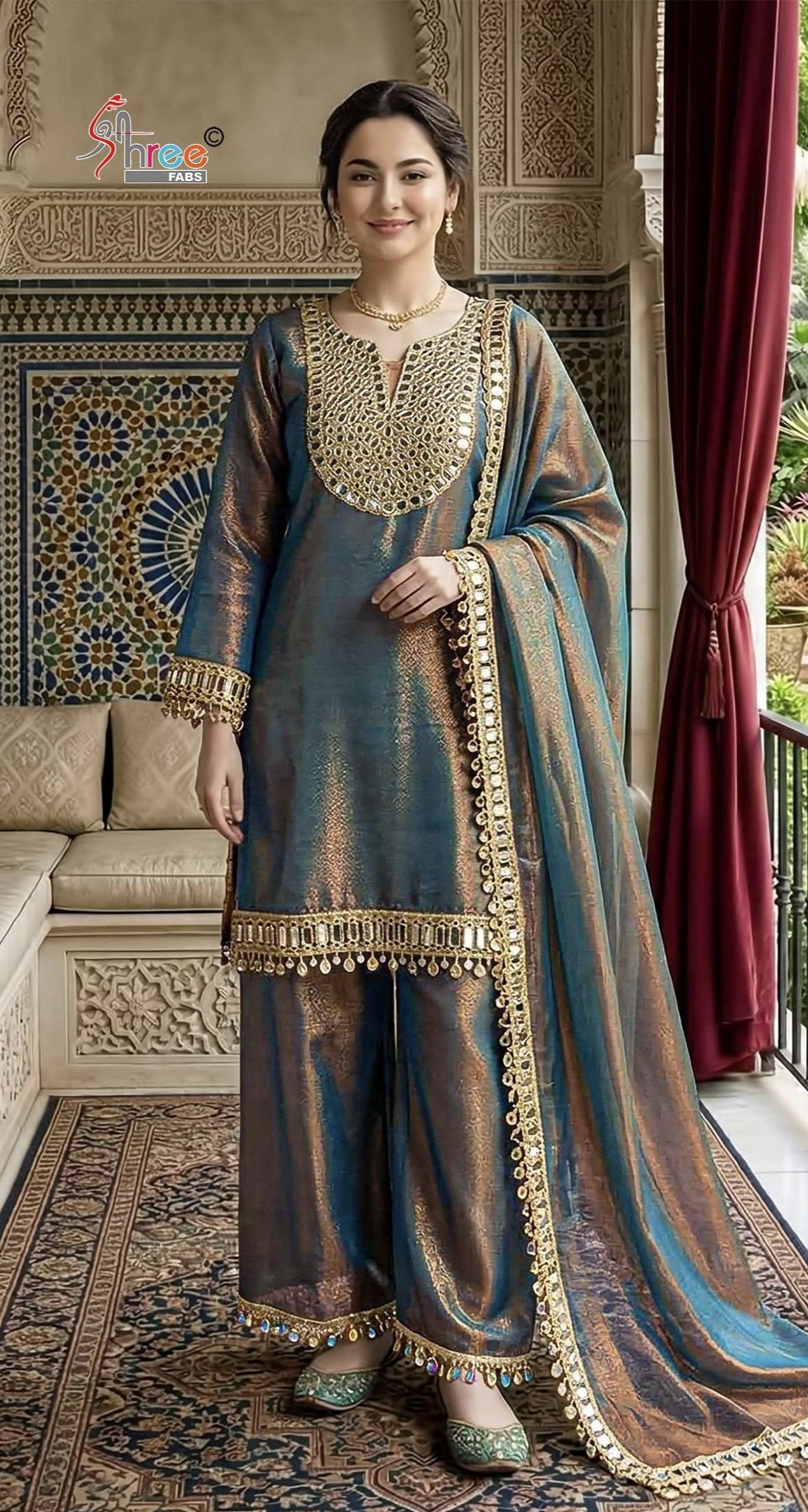 SR 2464 by Shree fab suit collection manufacturers surat 