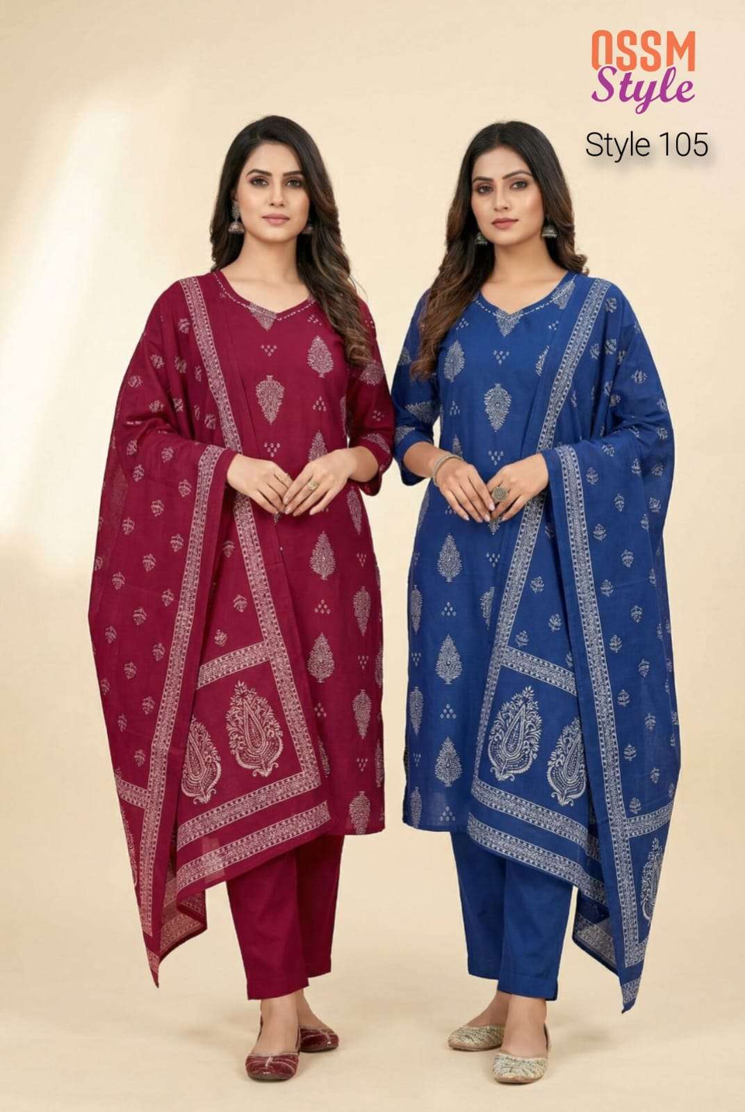 Style no105 108 and 135 Kurti collection manufacturers surat