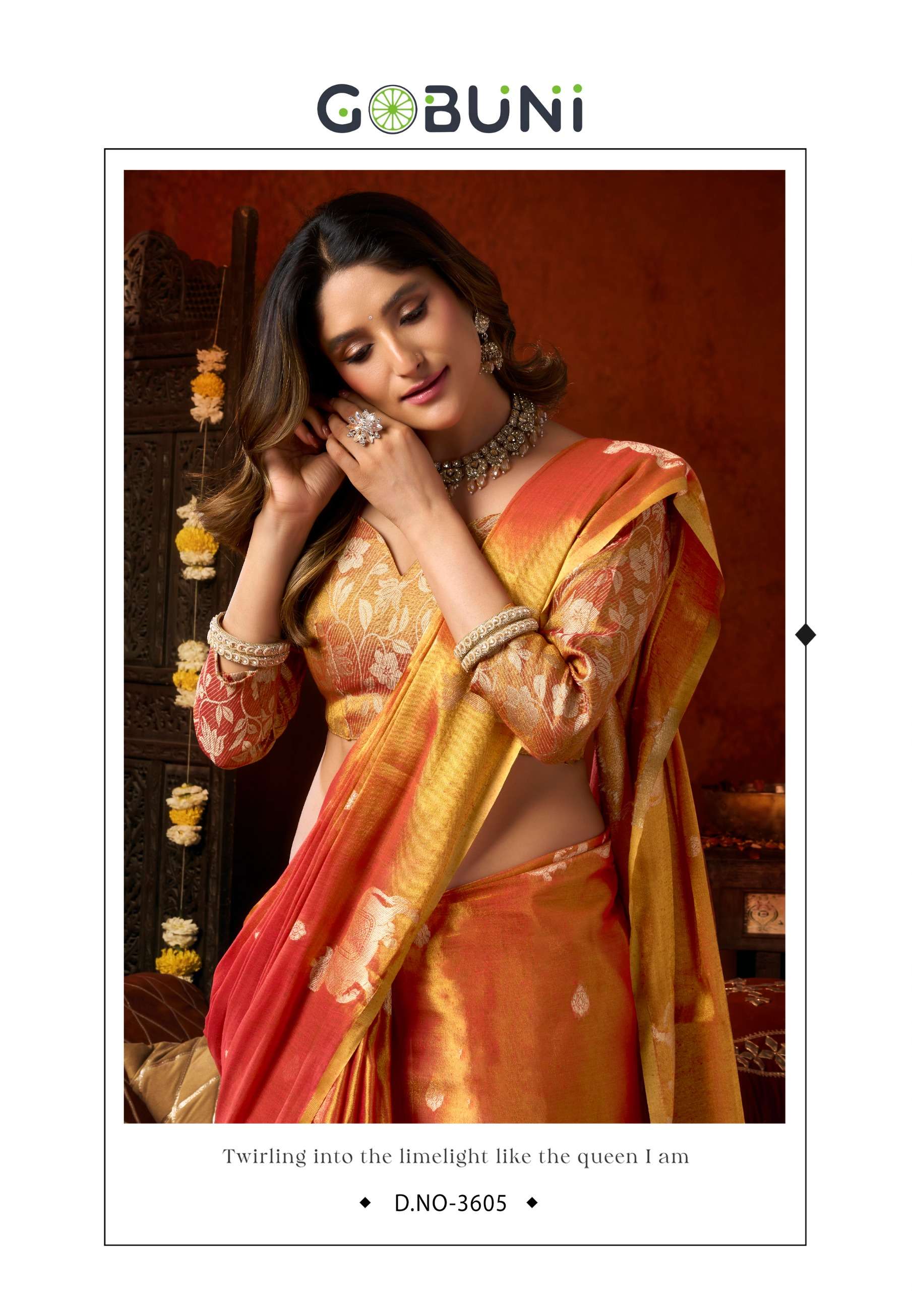 Supriya Series  3601  To  3606 by  Gobuni saree Collection manufacturer surat 