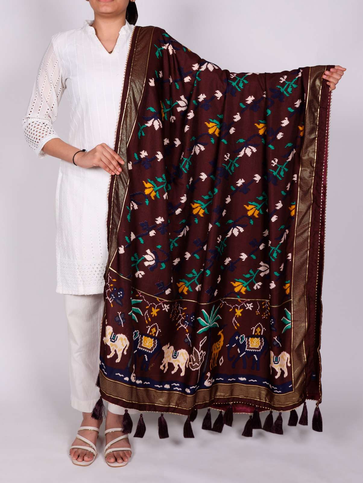 Tasar Silk Dupatta collection manufacturers surat 