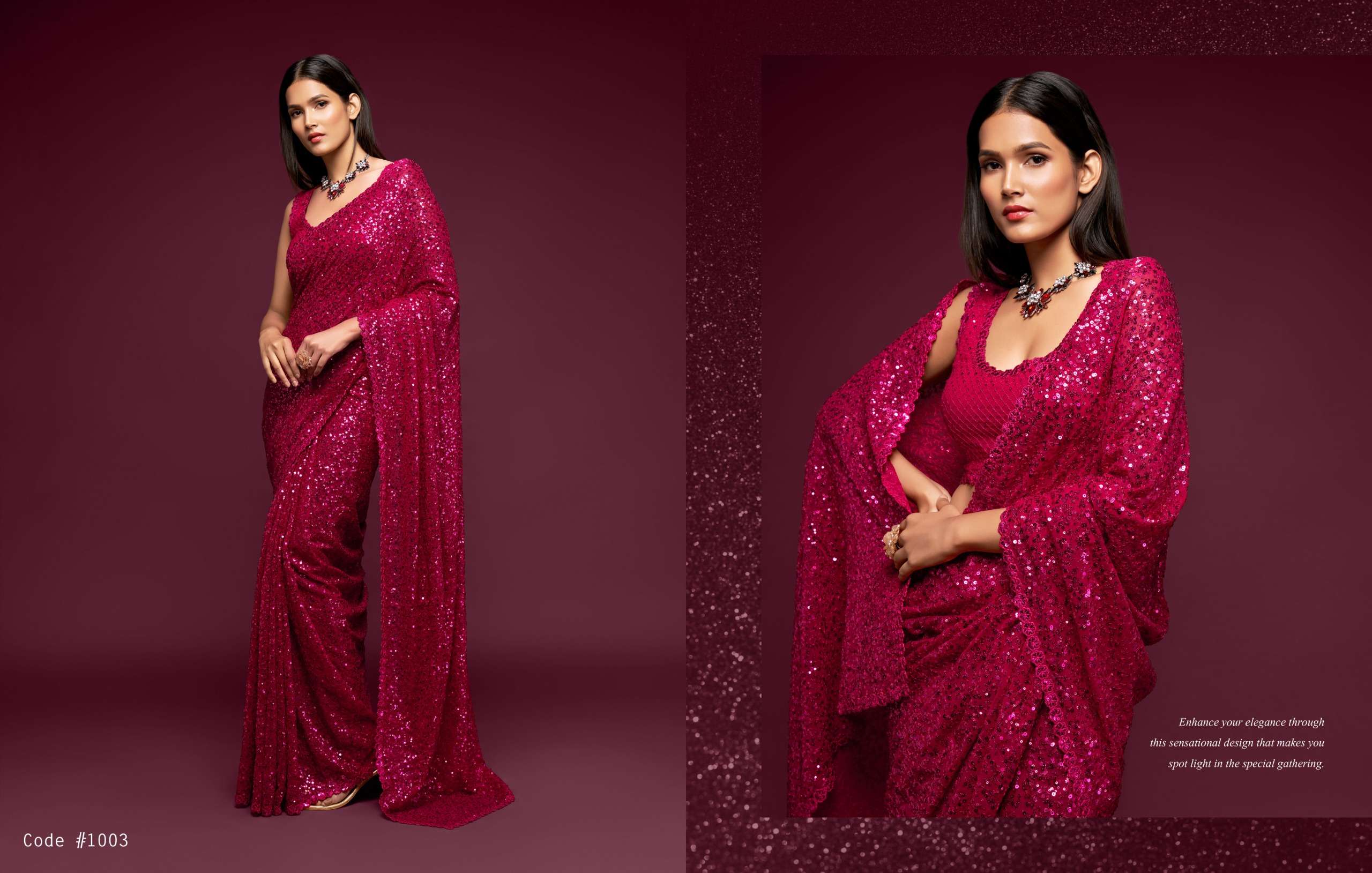 The Starlit Sarees Vol 1 by Zeel Clothing saree Collection manufacturer surat 