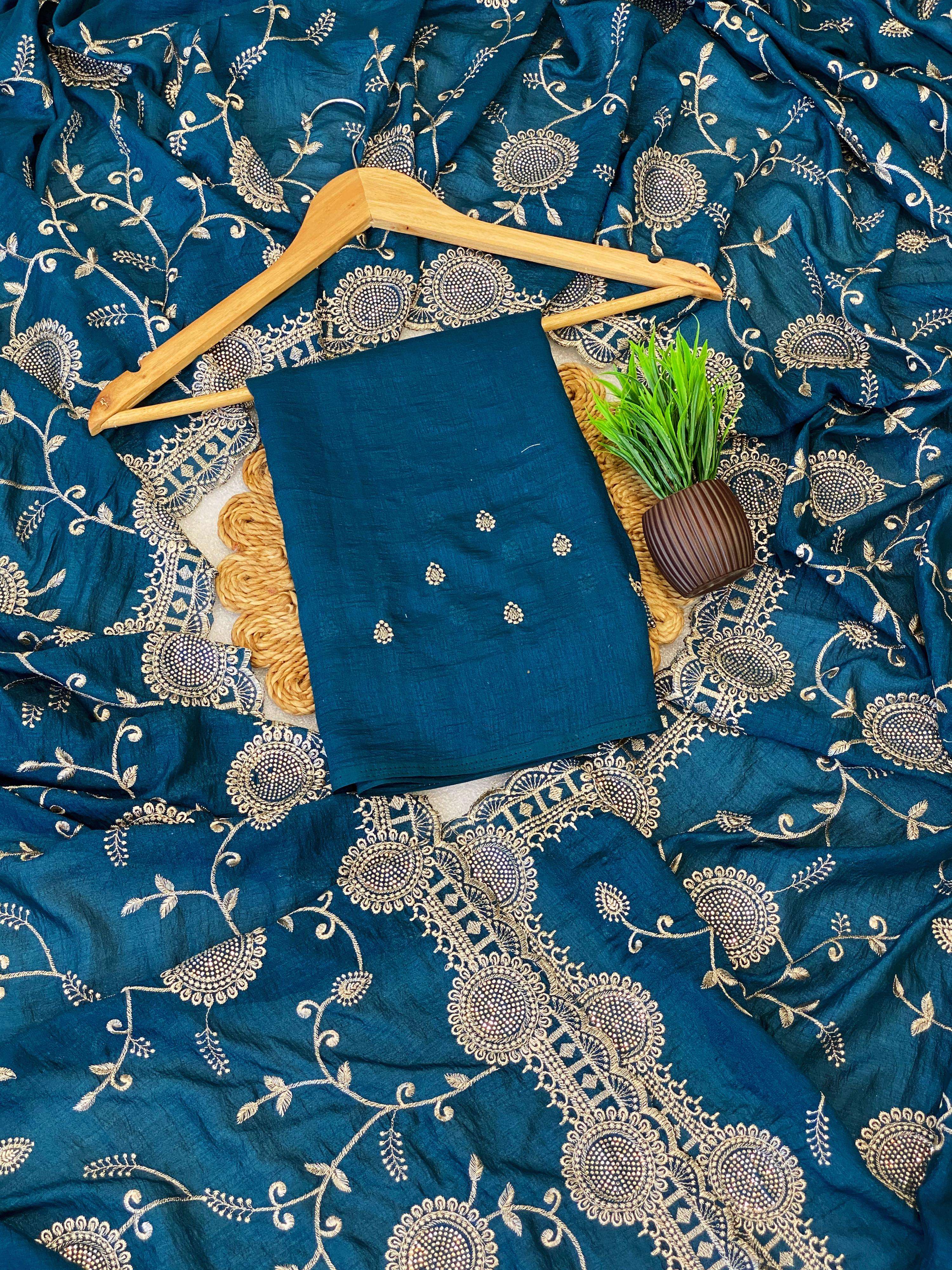 Vichitra silk saree Collection manufacturer surat 