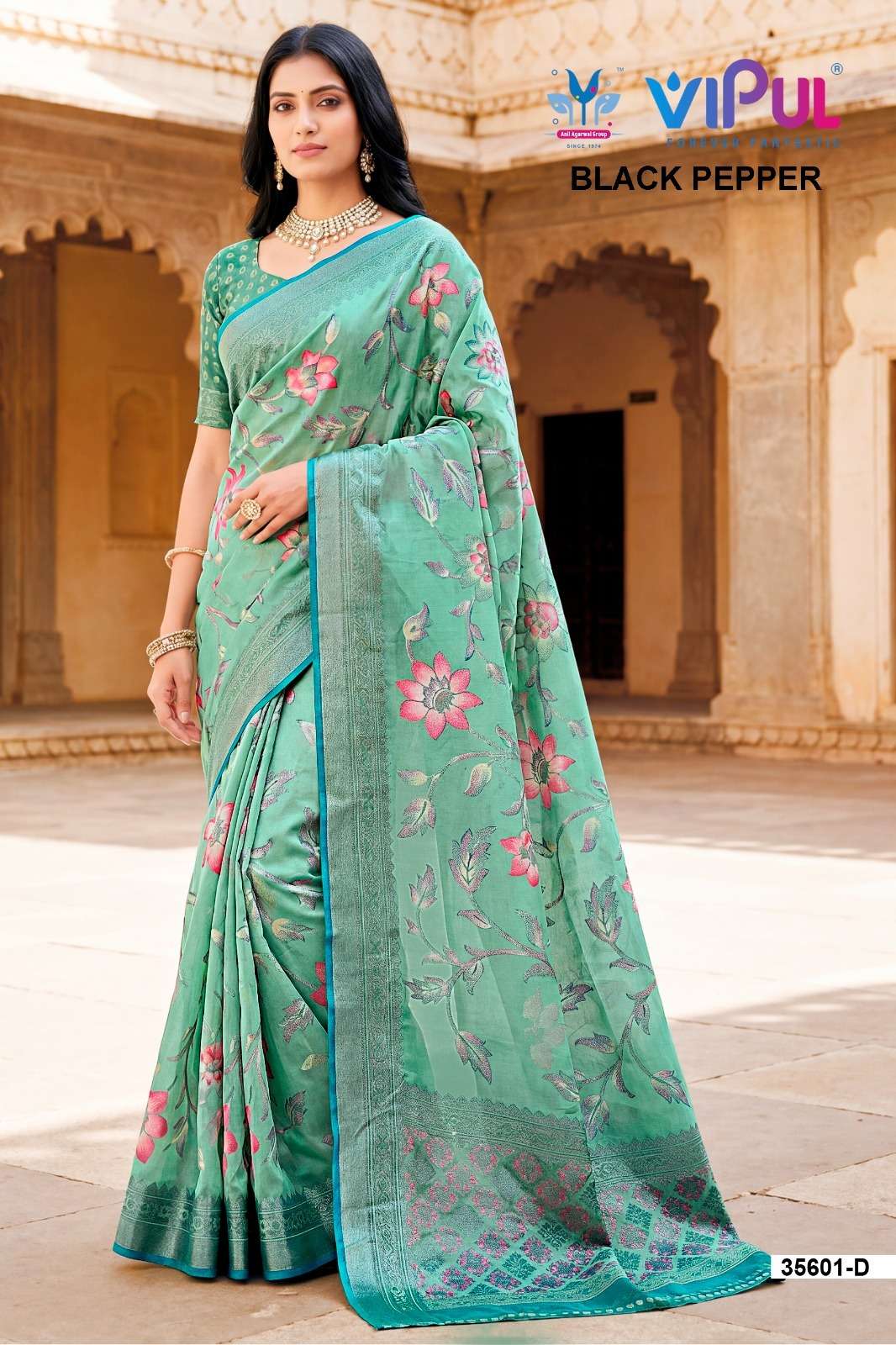 VIPUL Brasso SAREE collection manufacturers surat 