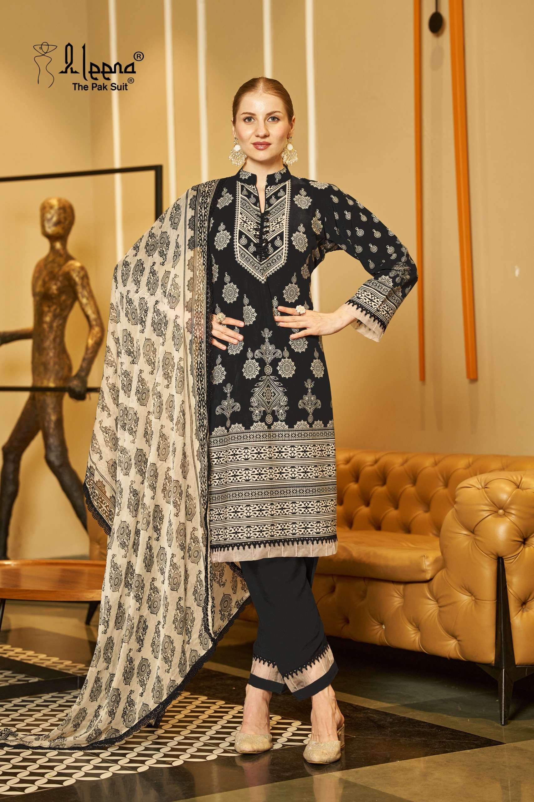 1175 by ALEENA suit collection manufacturers surat 