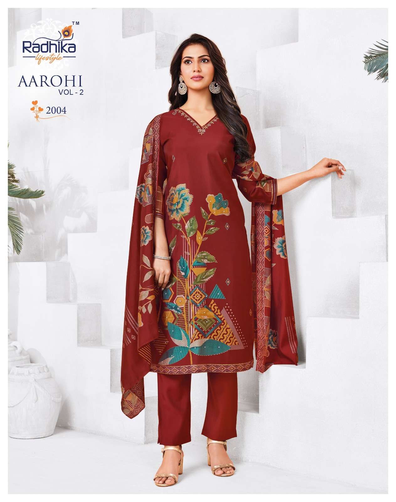AAROHI VOL 2 by RADHIKA lifestyle kurti collection manufacturers surat 