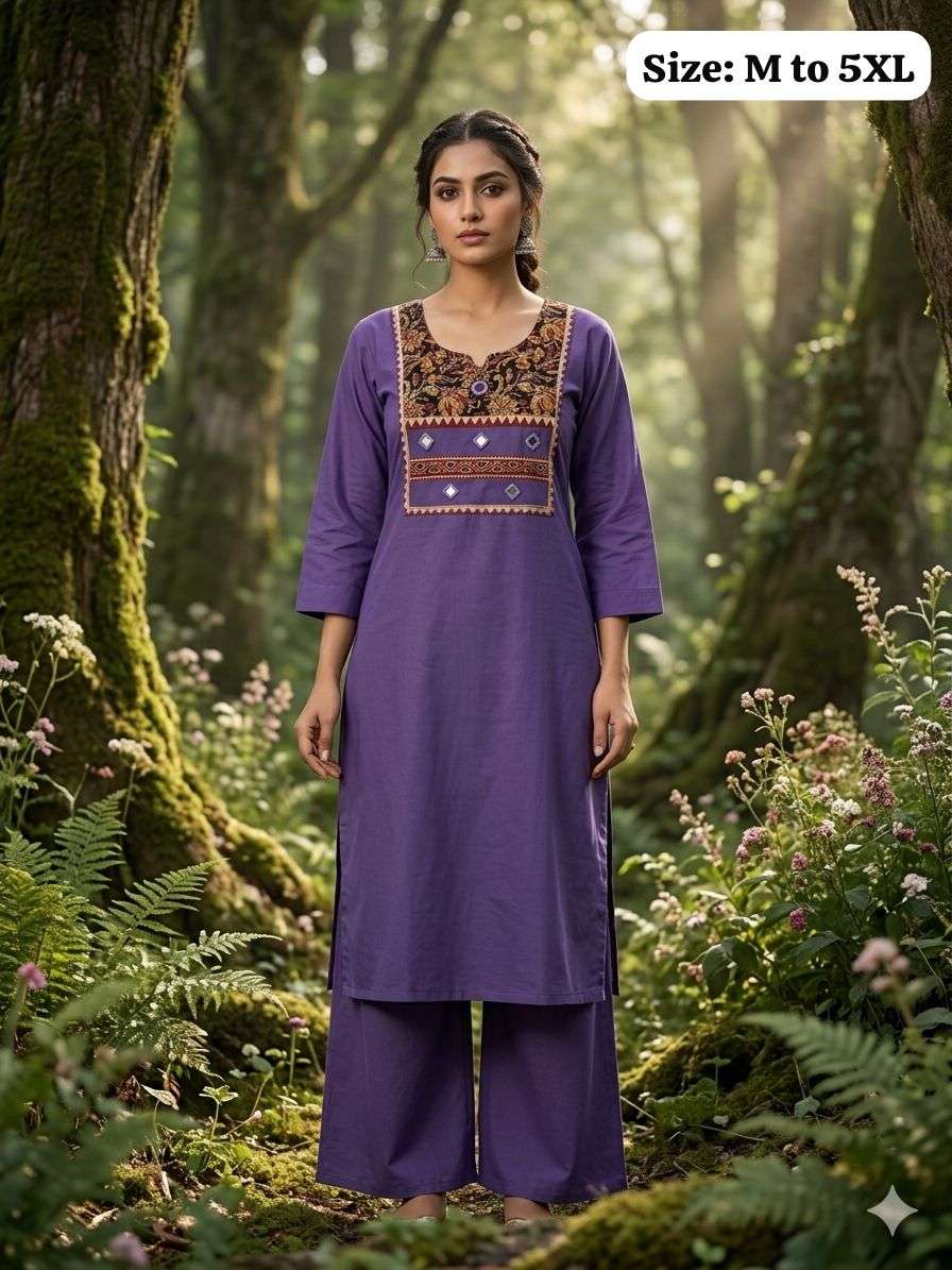 AJRAKH KURTA PLAZZO kurti collection manufacturers surat 