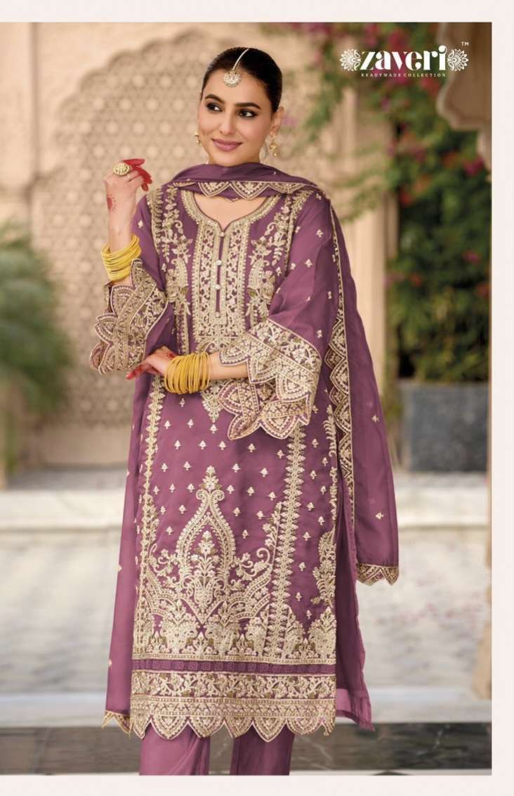 Anaya 4 by zaveri suit collection manufacturers surat 