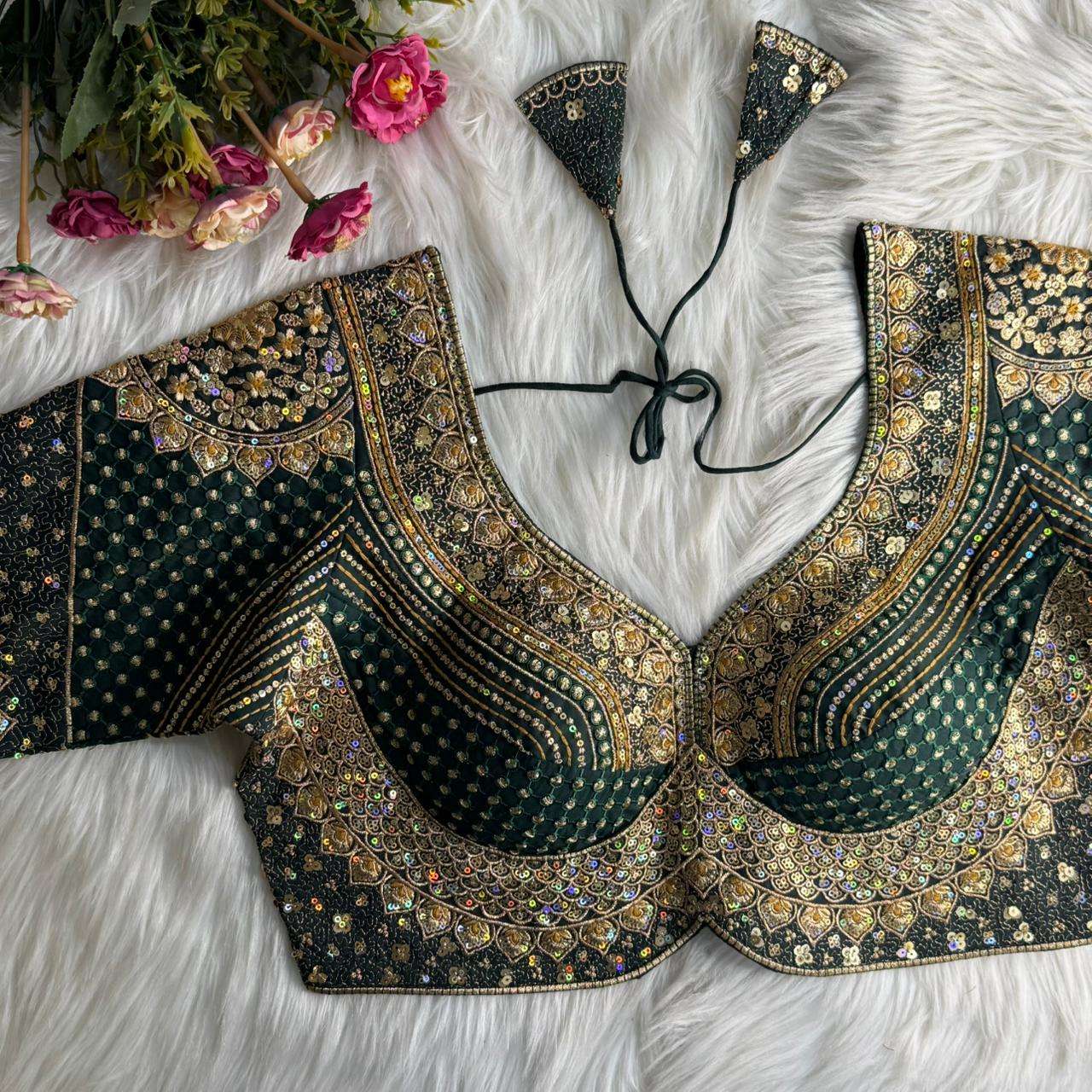 Beautiful Work Partywear blouse collection manufacturers surat 