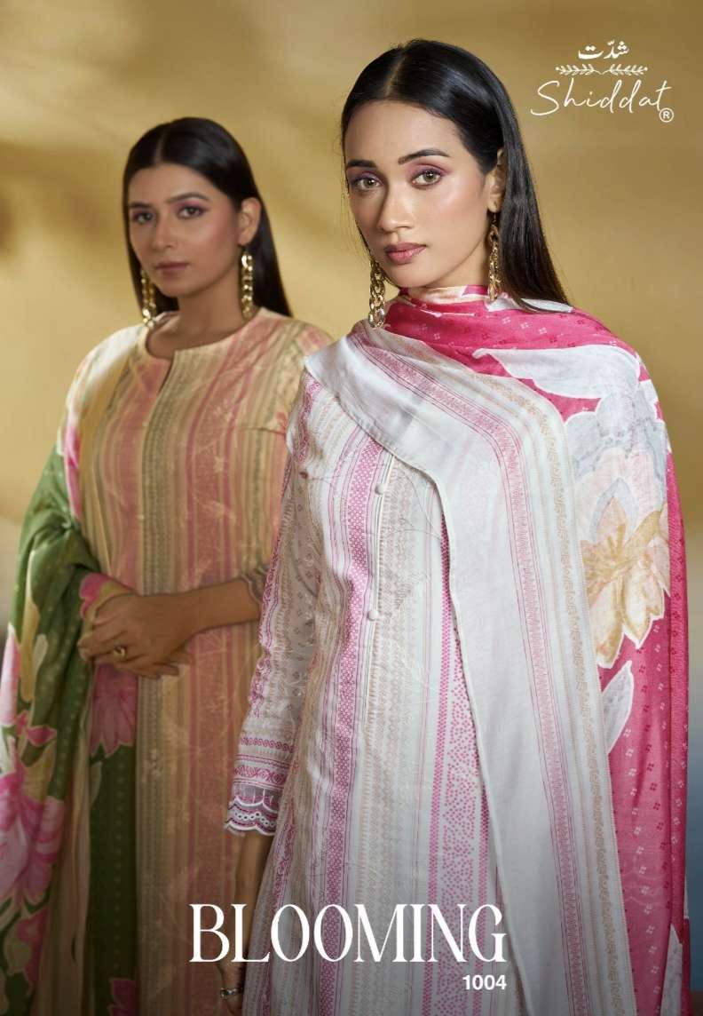 BLOOMING by SHIDDAT suit collection manufacturers surat 