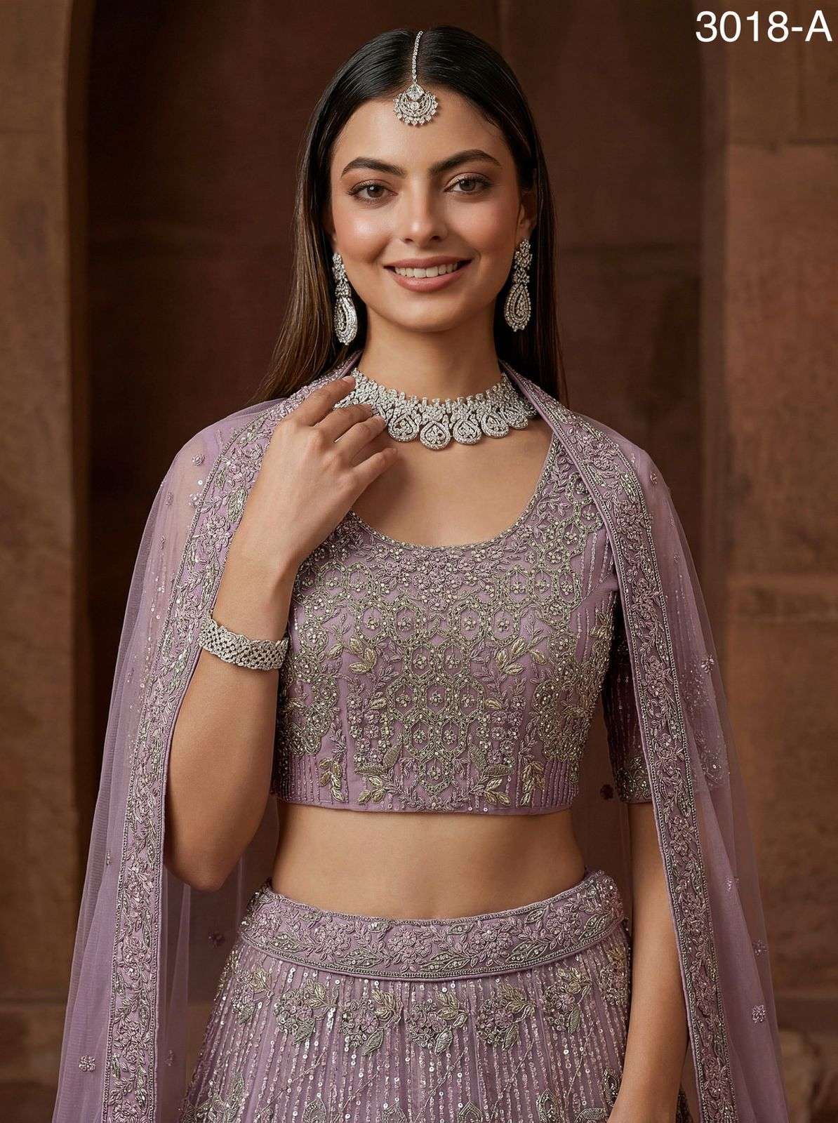 Code 3018 lehenga choli collection manufacturers surat 