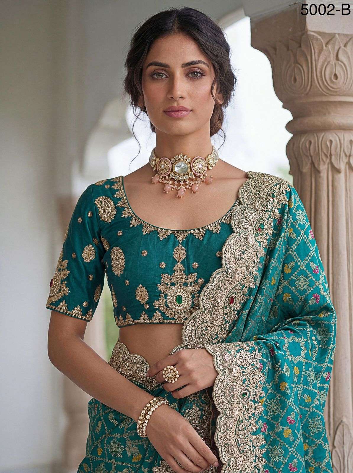 Code 5002 Wedding saree Collection manufacturers surat 