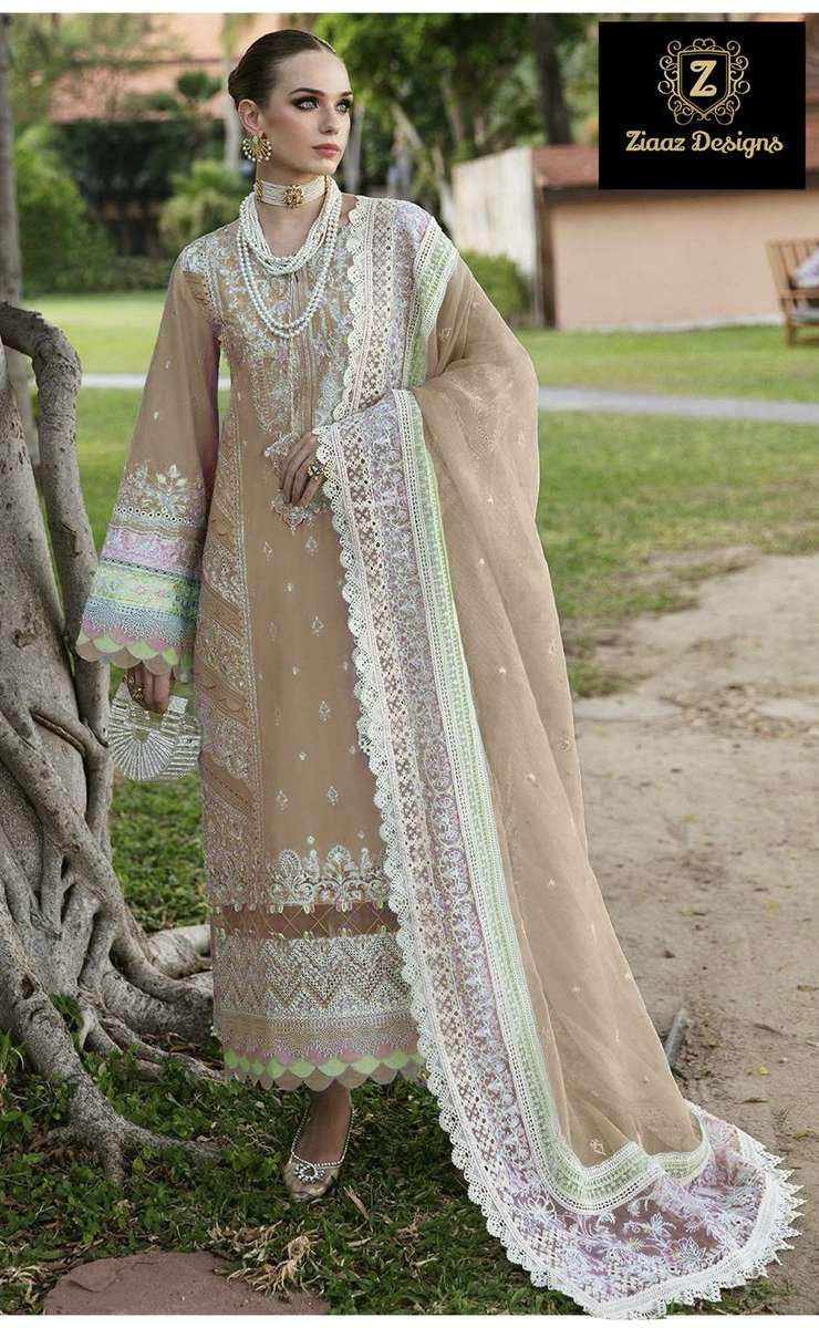 code 771 by Ziaaz Designs suit collection manufacturers surat 