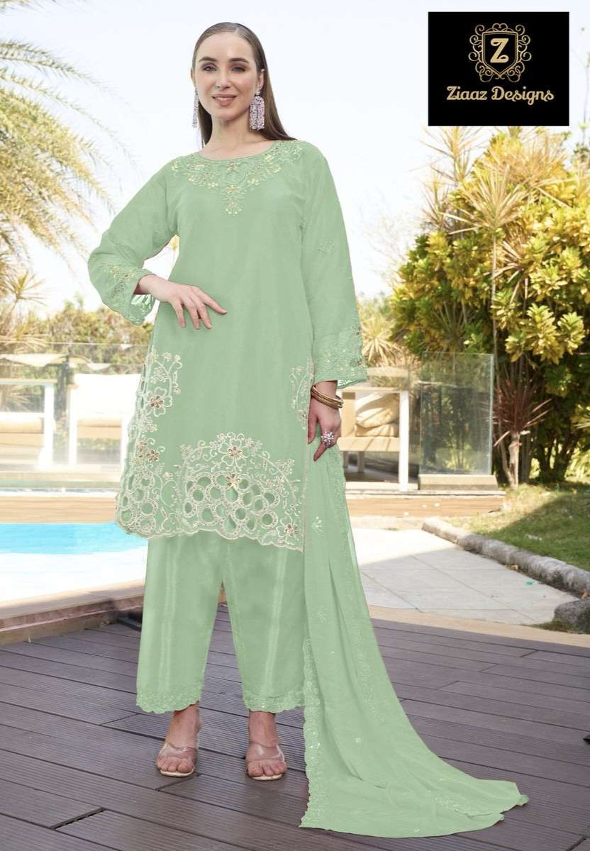 Code 881 by Ziaaz Design suit collection manufacturers surat 