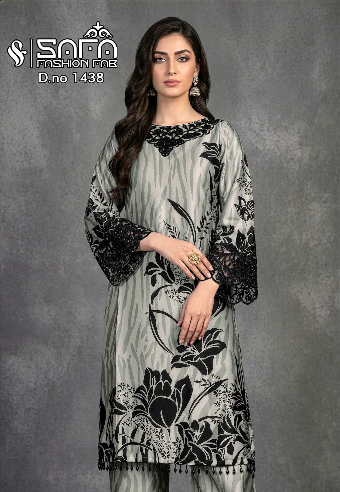 D No 1438 by SAFA FASHION FAB kurti collection manufacturers surat 