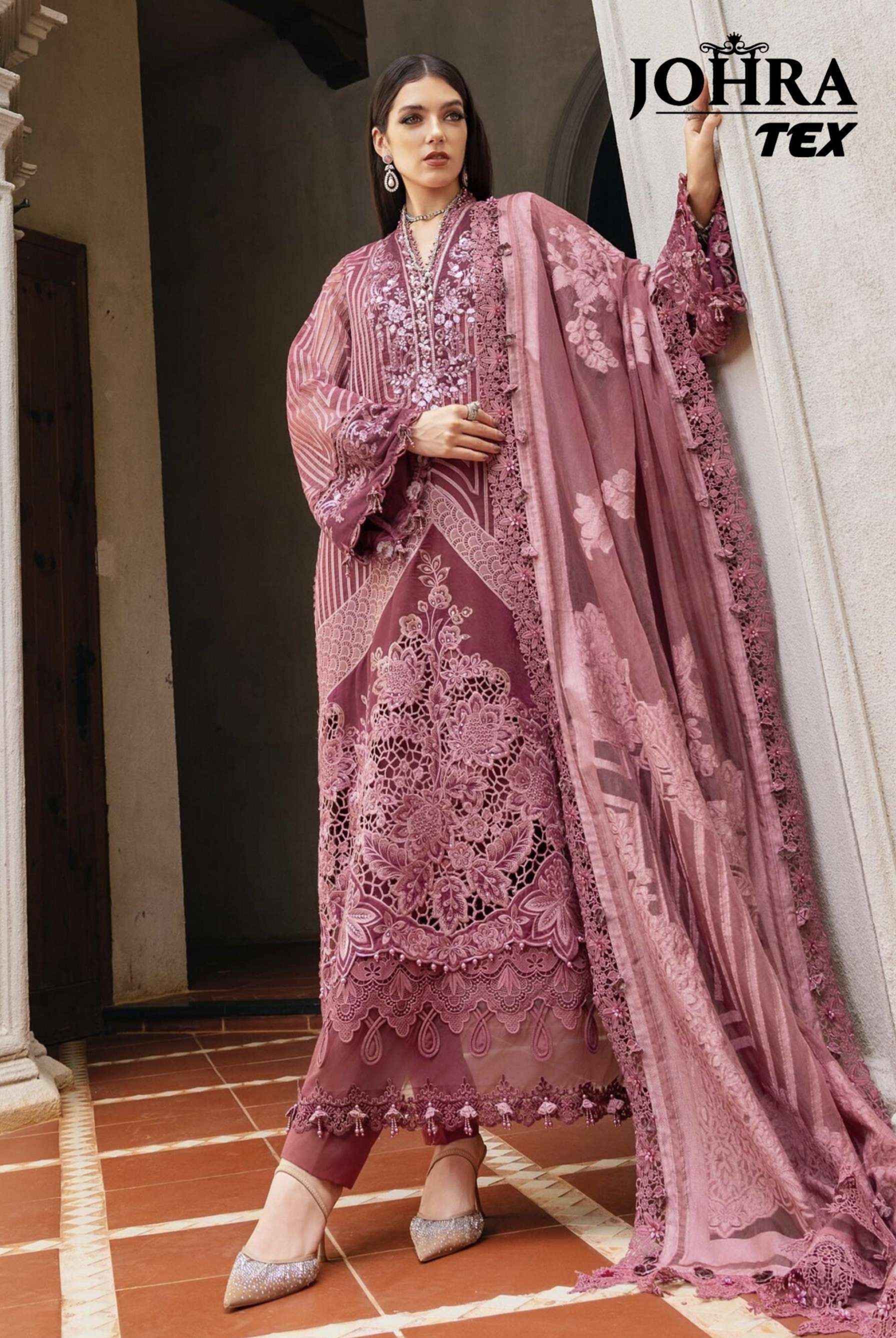 D NO JT 197 by JOHRA TEX Suit collection manufacturers surat 