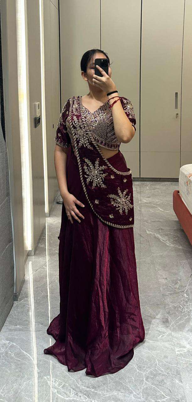 DESIGN NO A504 READY TO WEAR SAREE collection manufacturers surat 