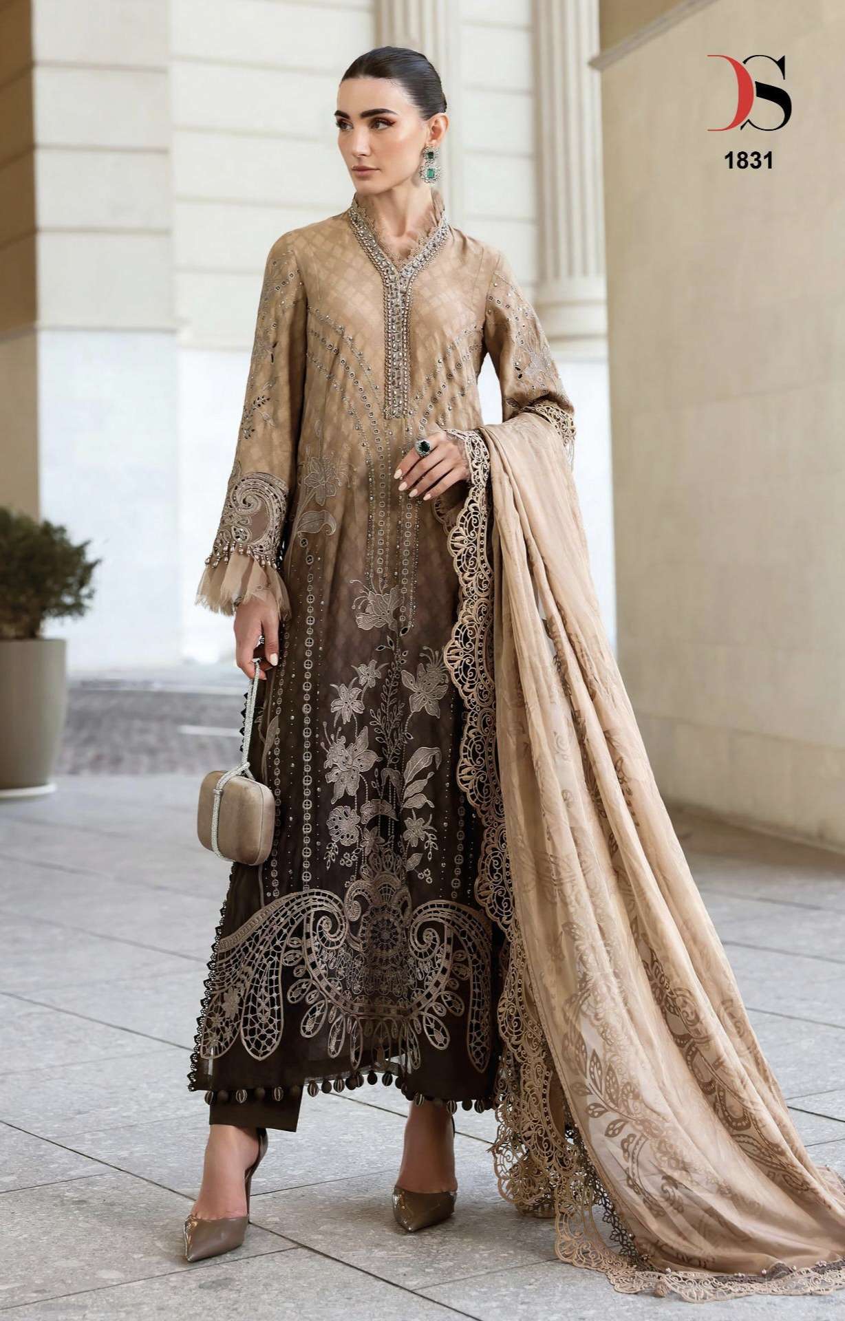 DESIGN NO1831 1832 by 3DEEPSY SUIT collection manufacturers surat 