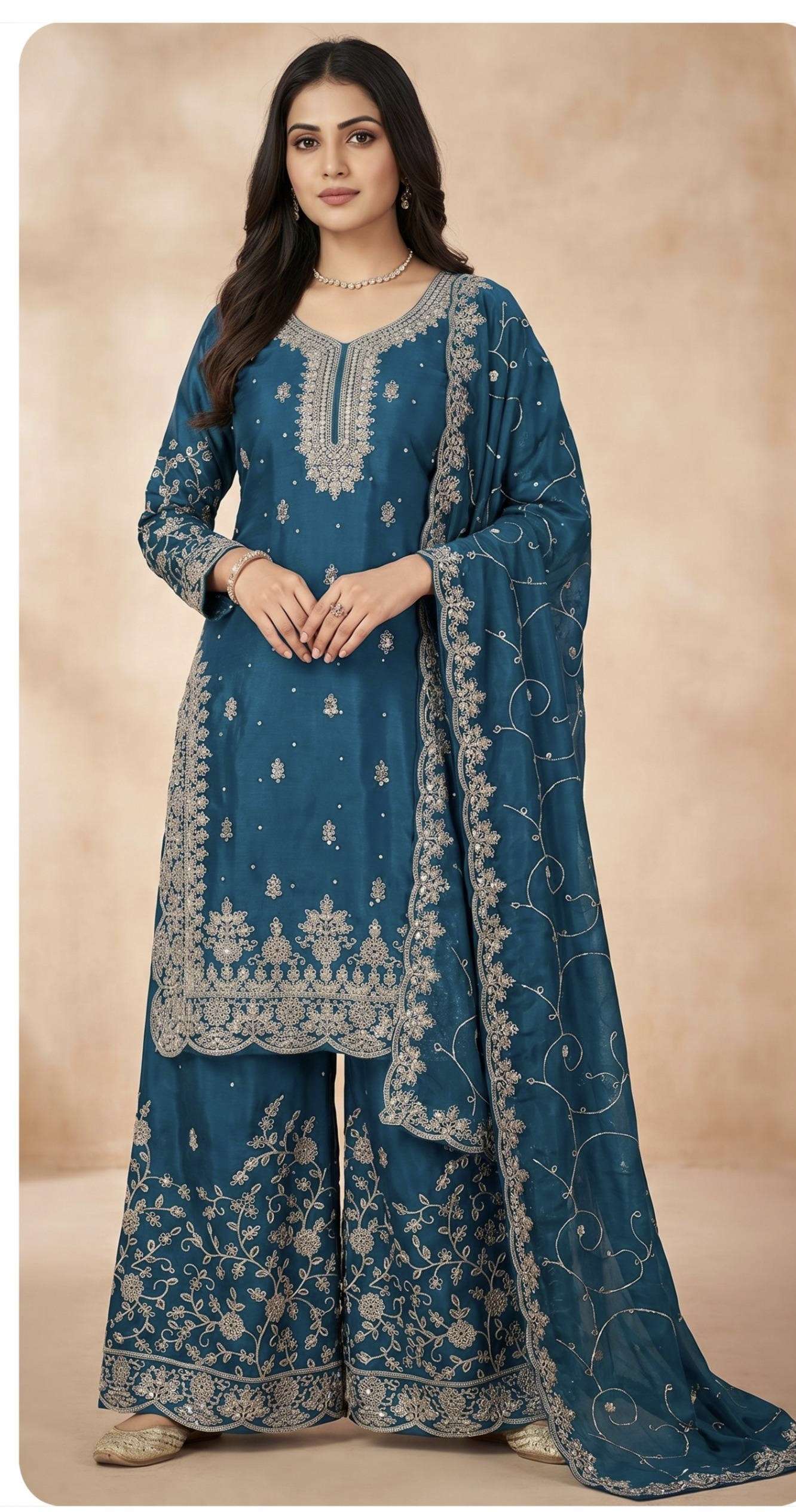 Do NO 10048 B C D E b by ZORISTA suit collection manufacturers surat 