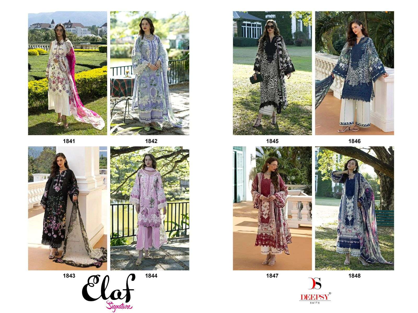 ELAF Signature by DEEPSY SUIT collection manufacturers surat 