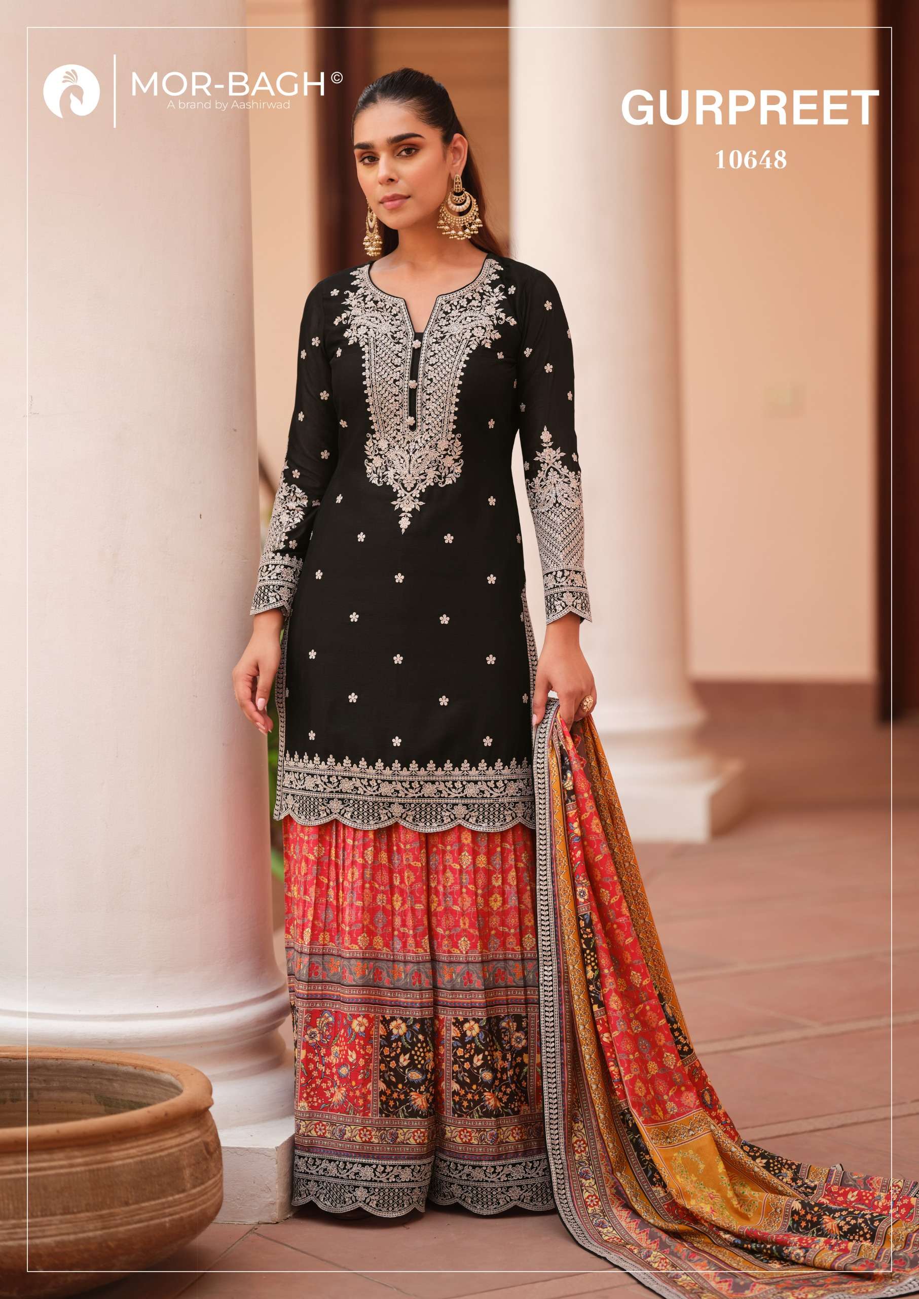 GURPREET 1 A by AASHIRWAD CREATION suit collection manufacturers surat 