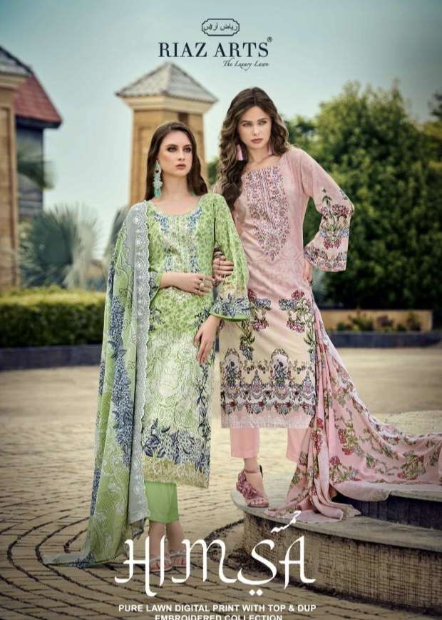 HIMSA by RIAZ ART suit collection manufacturers surat 