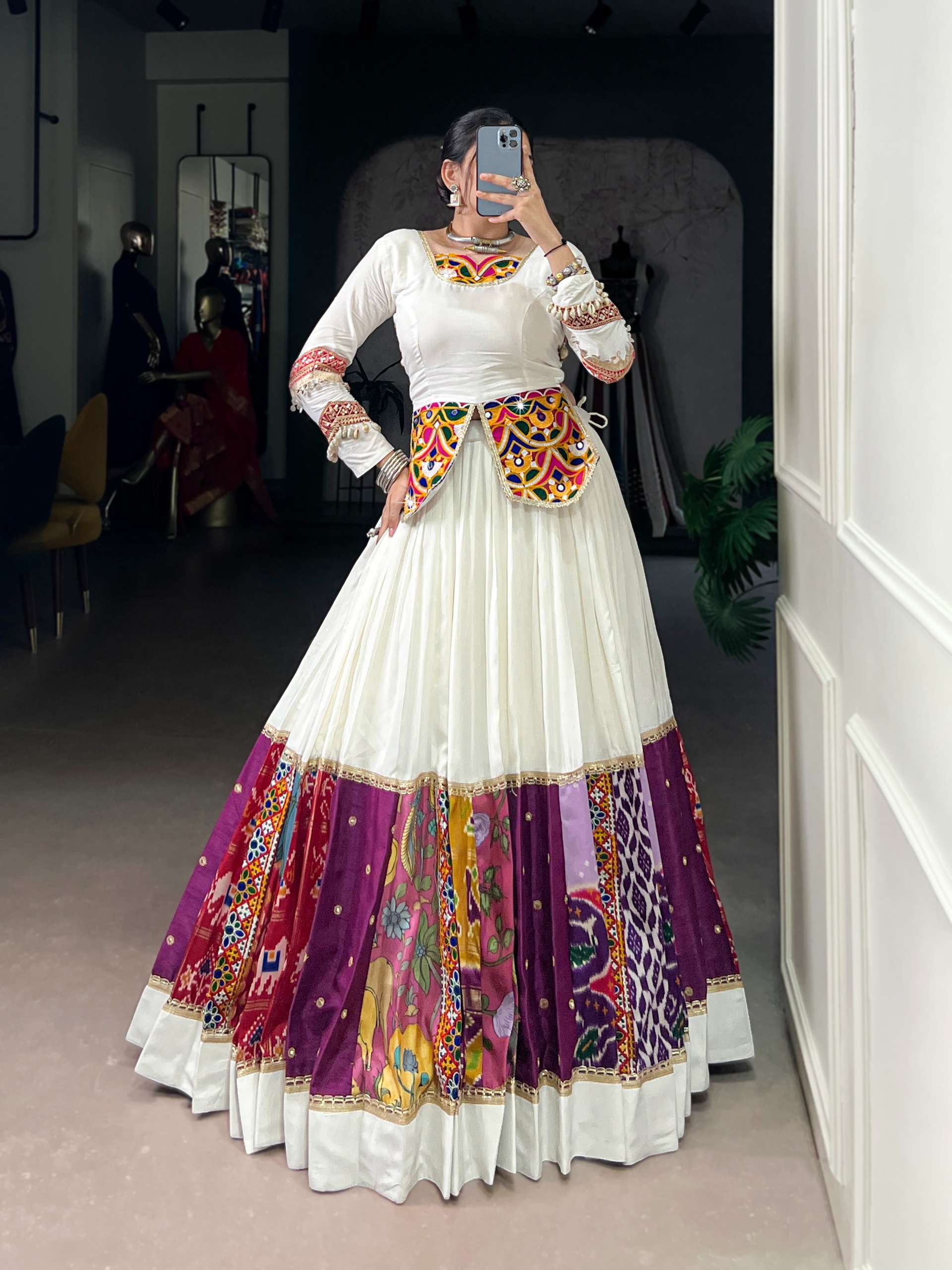 NNK1704WHT lehenga choli collection manufacturers surat