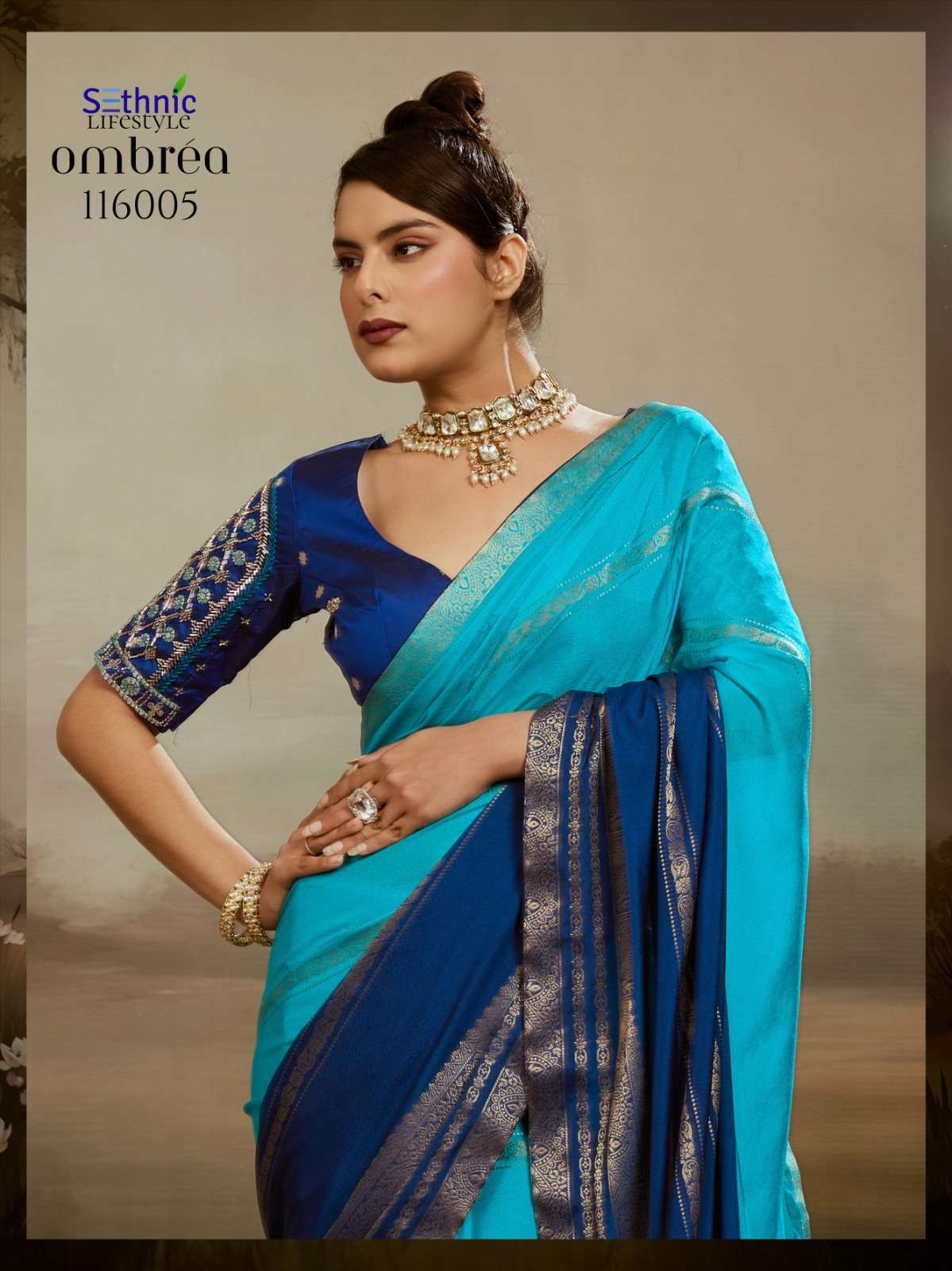 OMBRÉA by Sethnic Lifestyle saree Collection manufacturer surat 