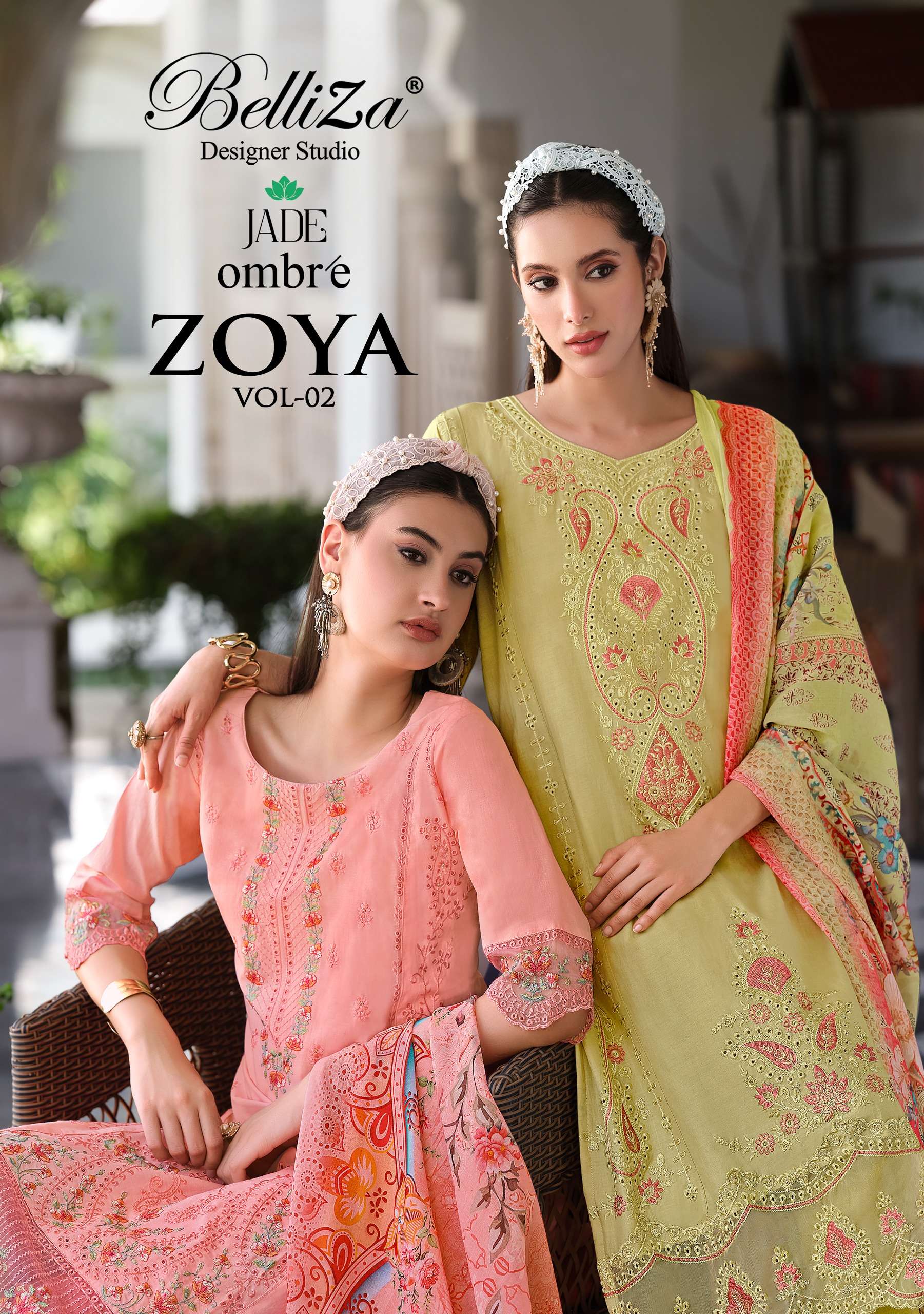 OMBRE ZOYA VOL 2 by BelliZa DesigNer StuDio suit collection manufacturers surat 