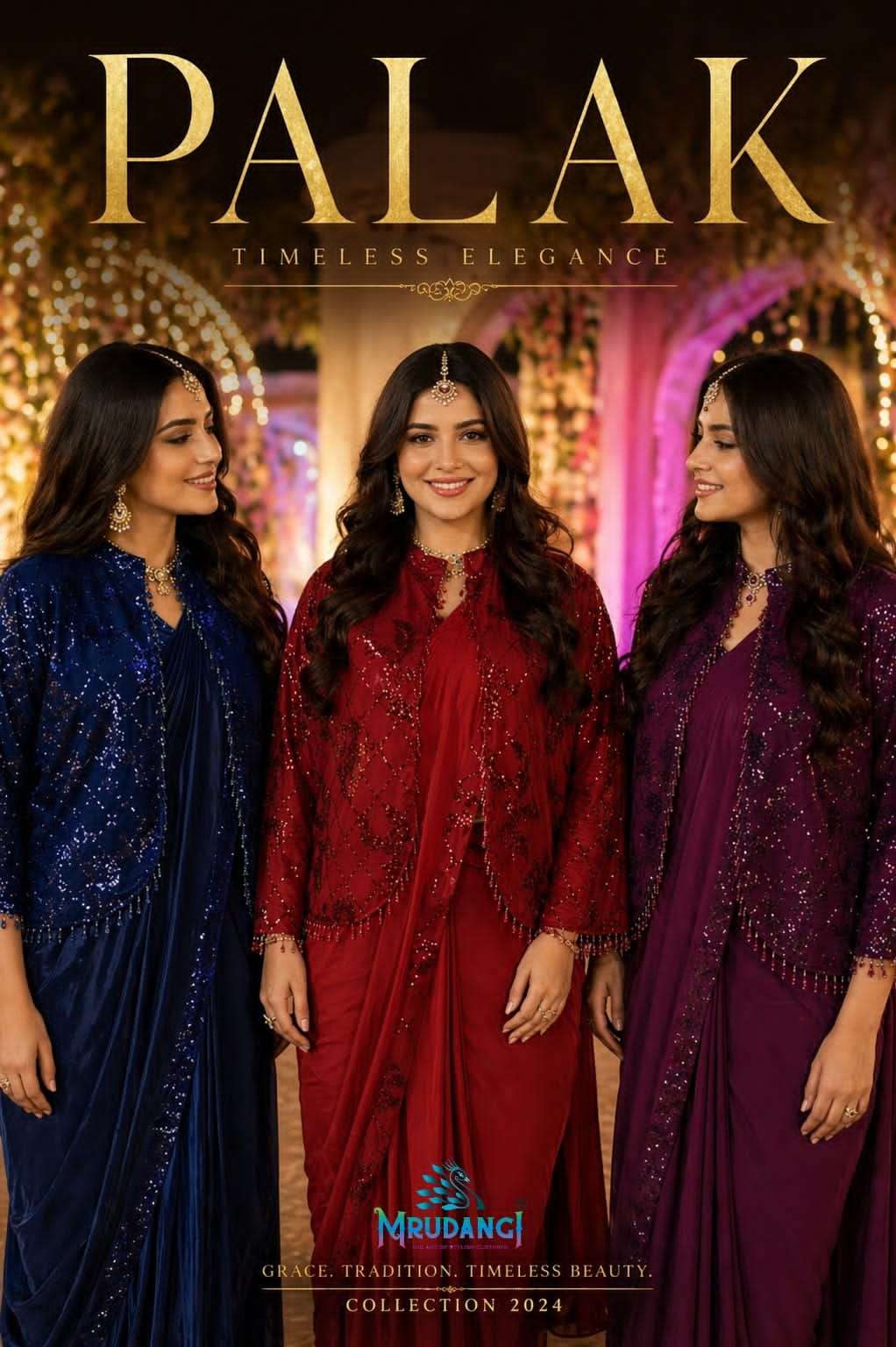 PALAK 66692 SERIES by MRUDANGI saree Collection manufacturer surat 