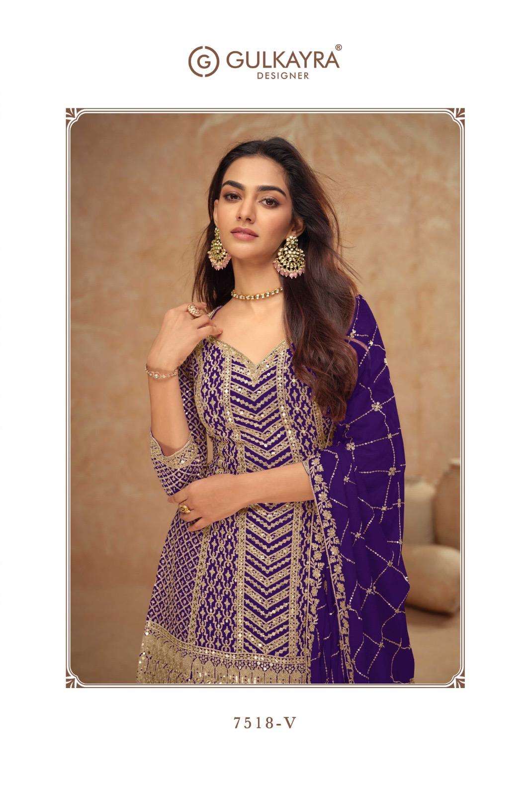 Palak Vol 6A by Gulkayra Designer suit collection manufacturers surat 