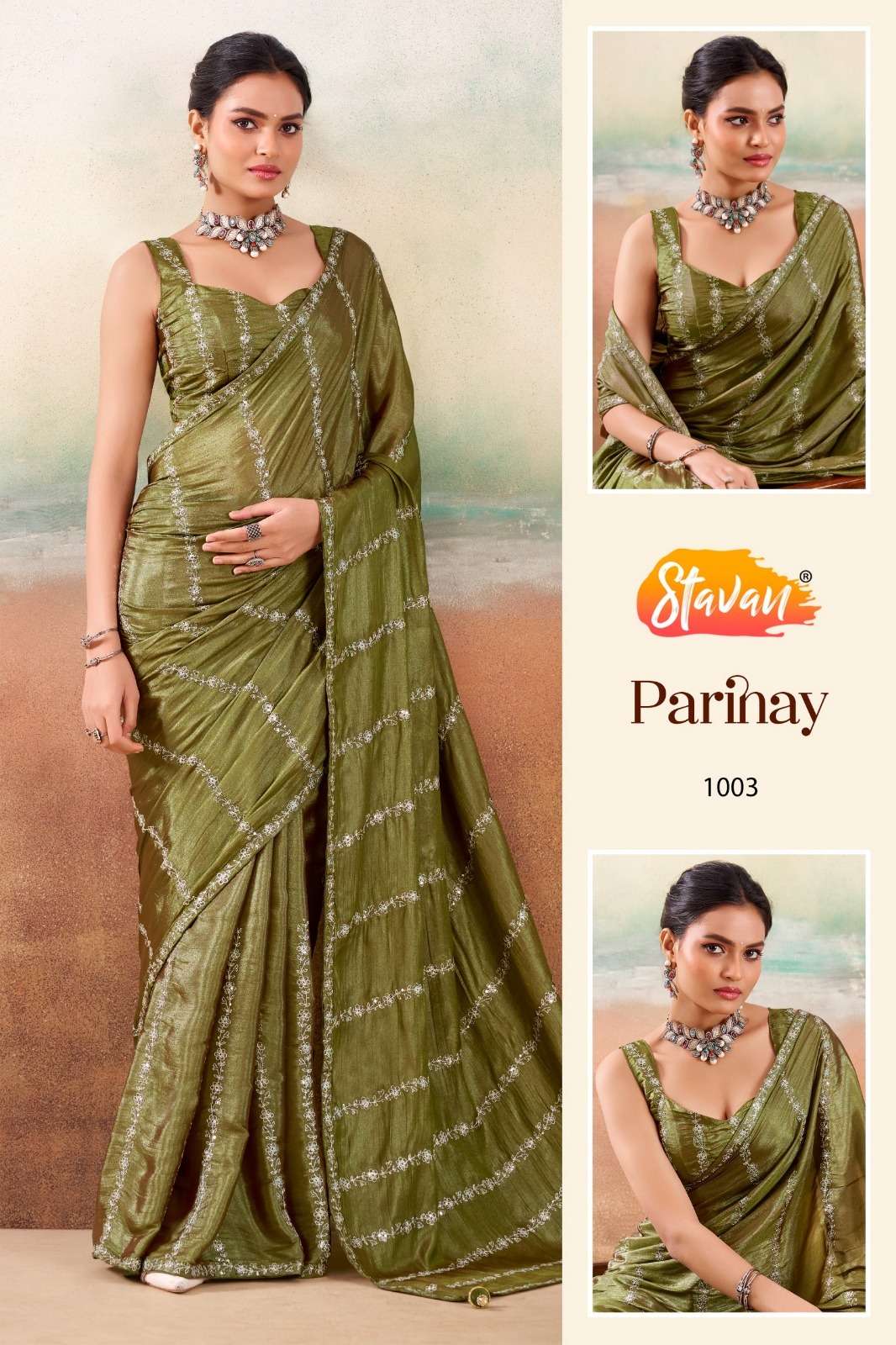 Parinay 1 by STAVAN saree Collection manufacturer surat 