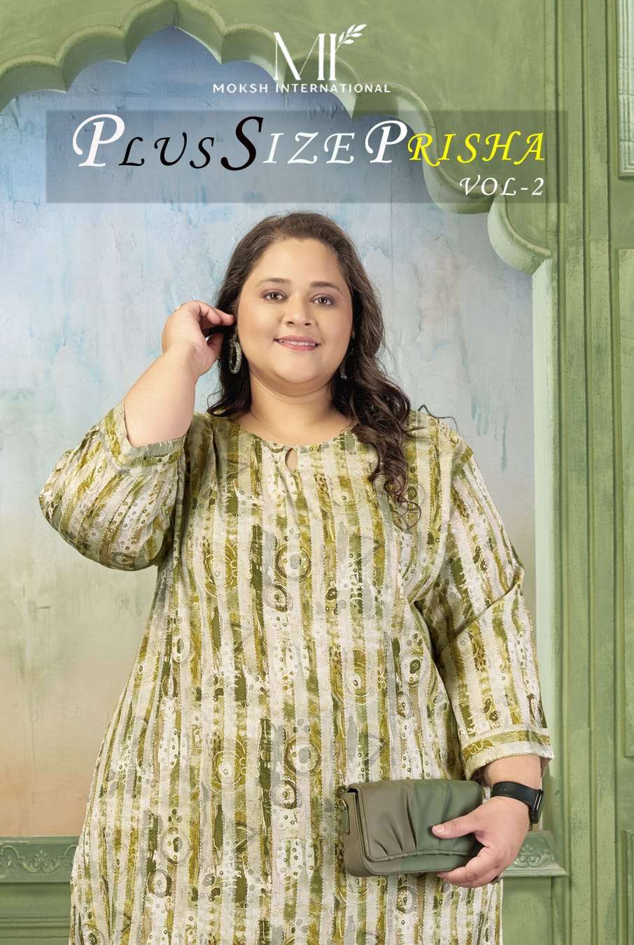 Plus Size Prisha VOL 2 by MOKSH INTERNATIONAL kurti collection manufacturers surat 