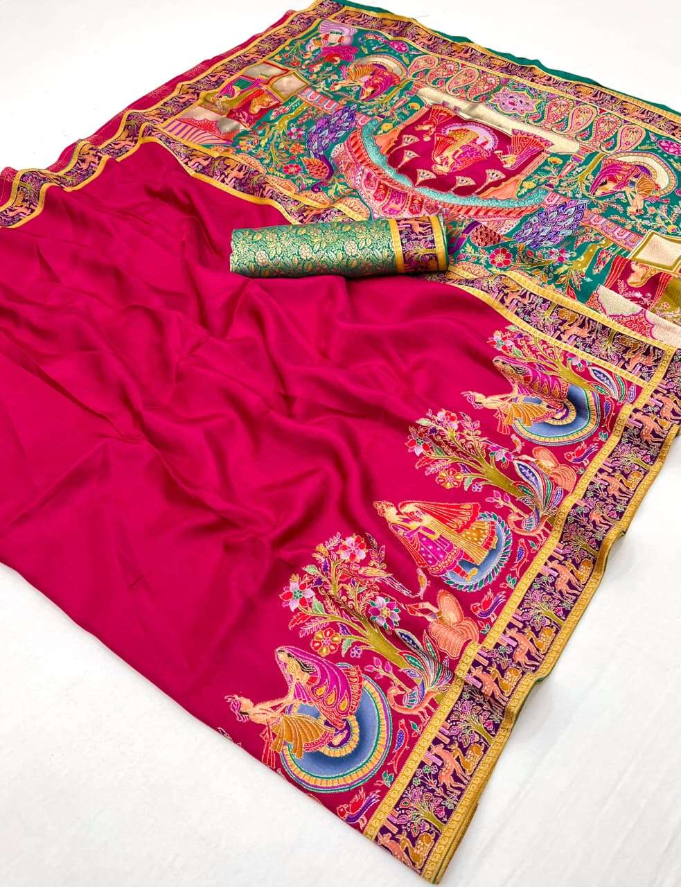 Position print saree Collection manufacturer surat 