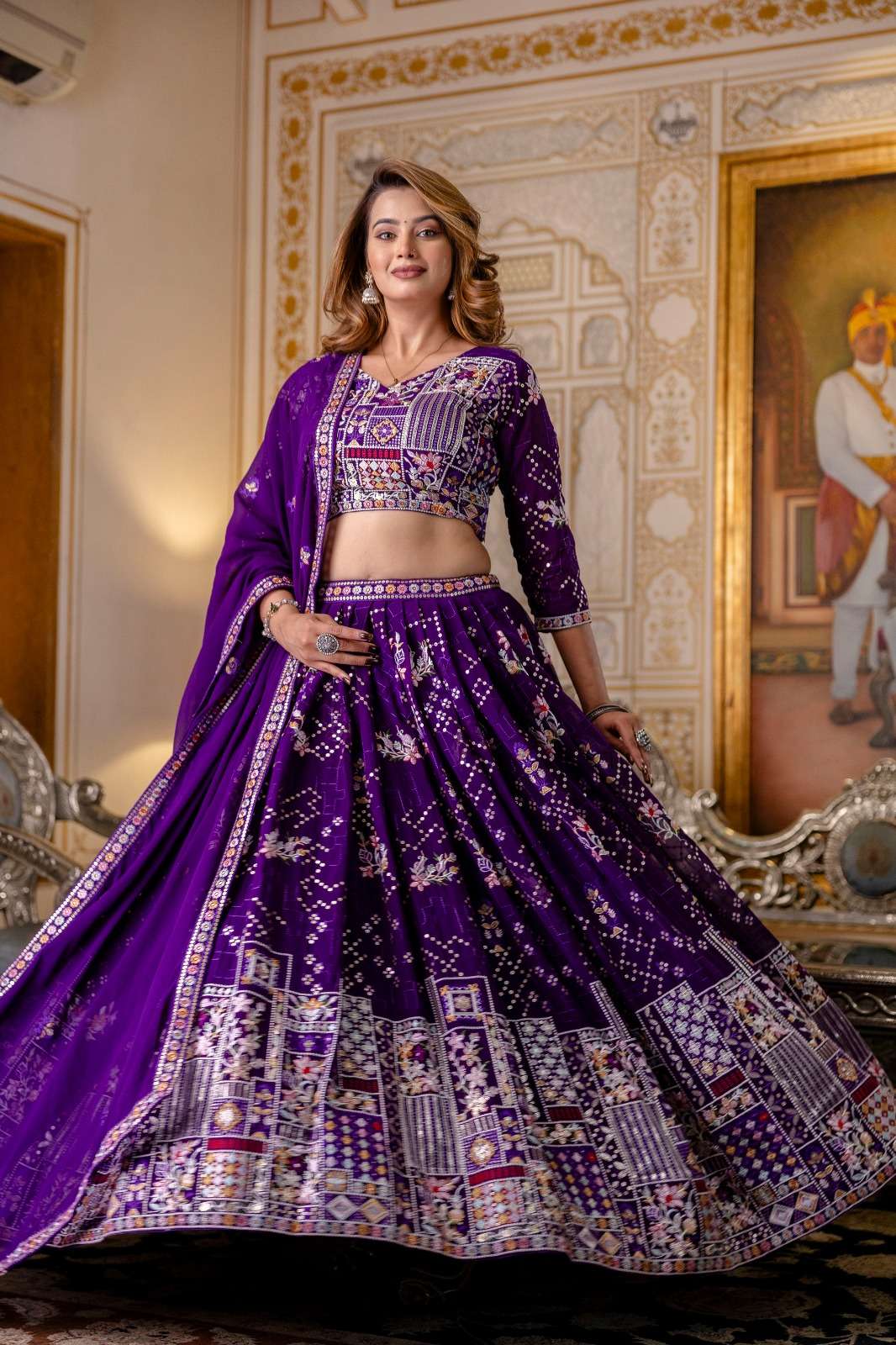 Product Code 375 Lehenga choli collection manufacturers surat 