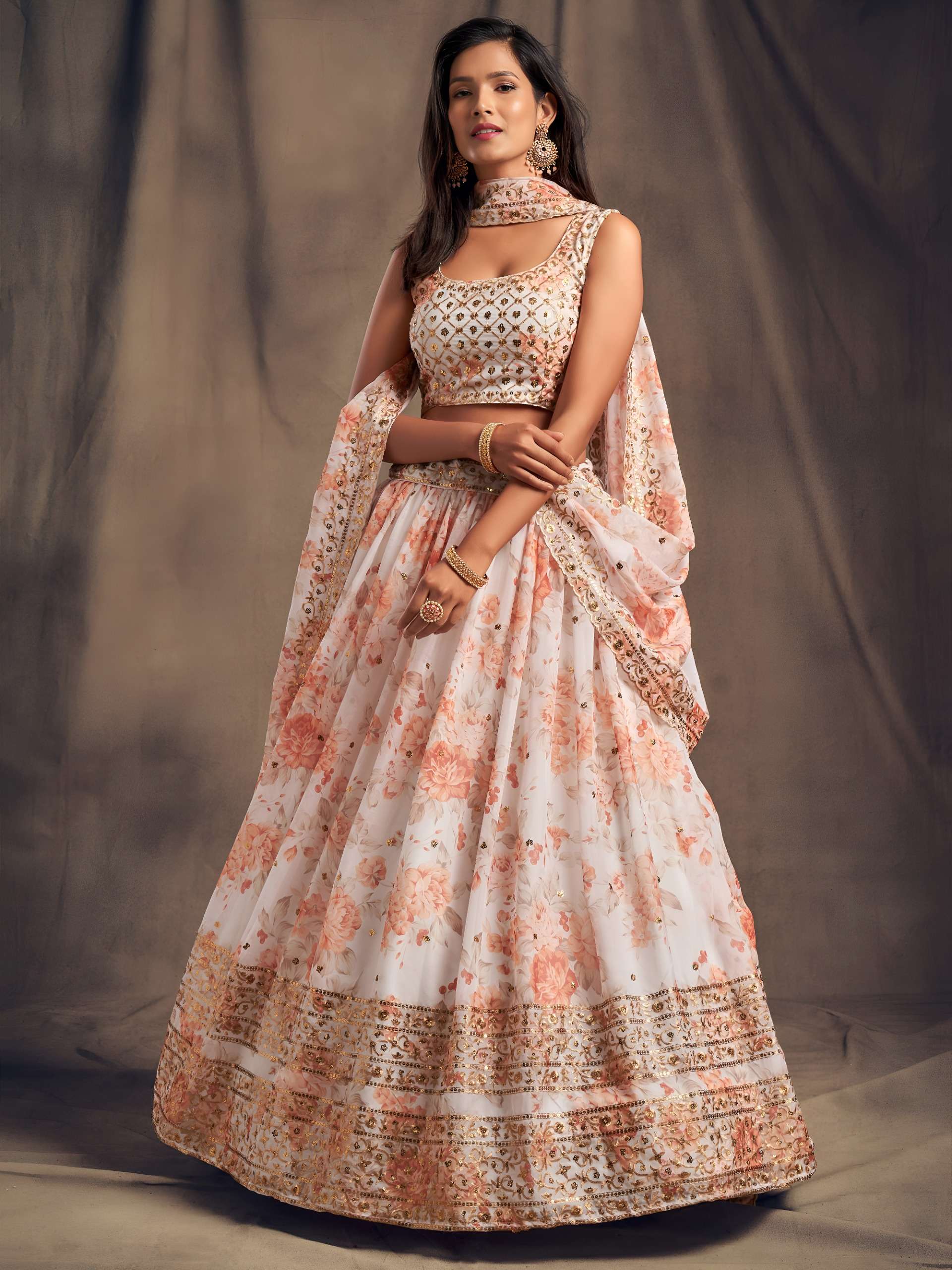Product Code 7611 by Zeel clothing Lehenga Choli collection manufacturers surat 