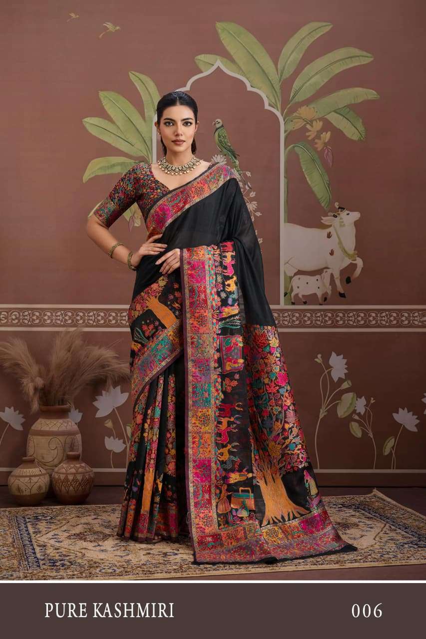 PURE KASHMIRI by rajtax saree Collection manufacturer surat 