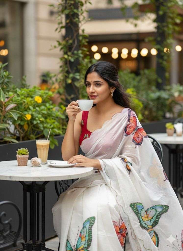 Pure malai  silk saree Collection manufacturers surat 