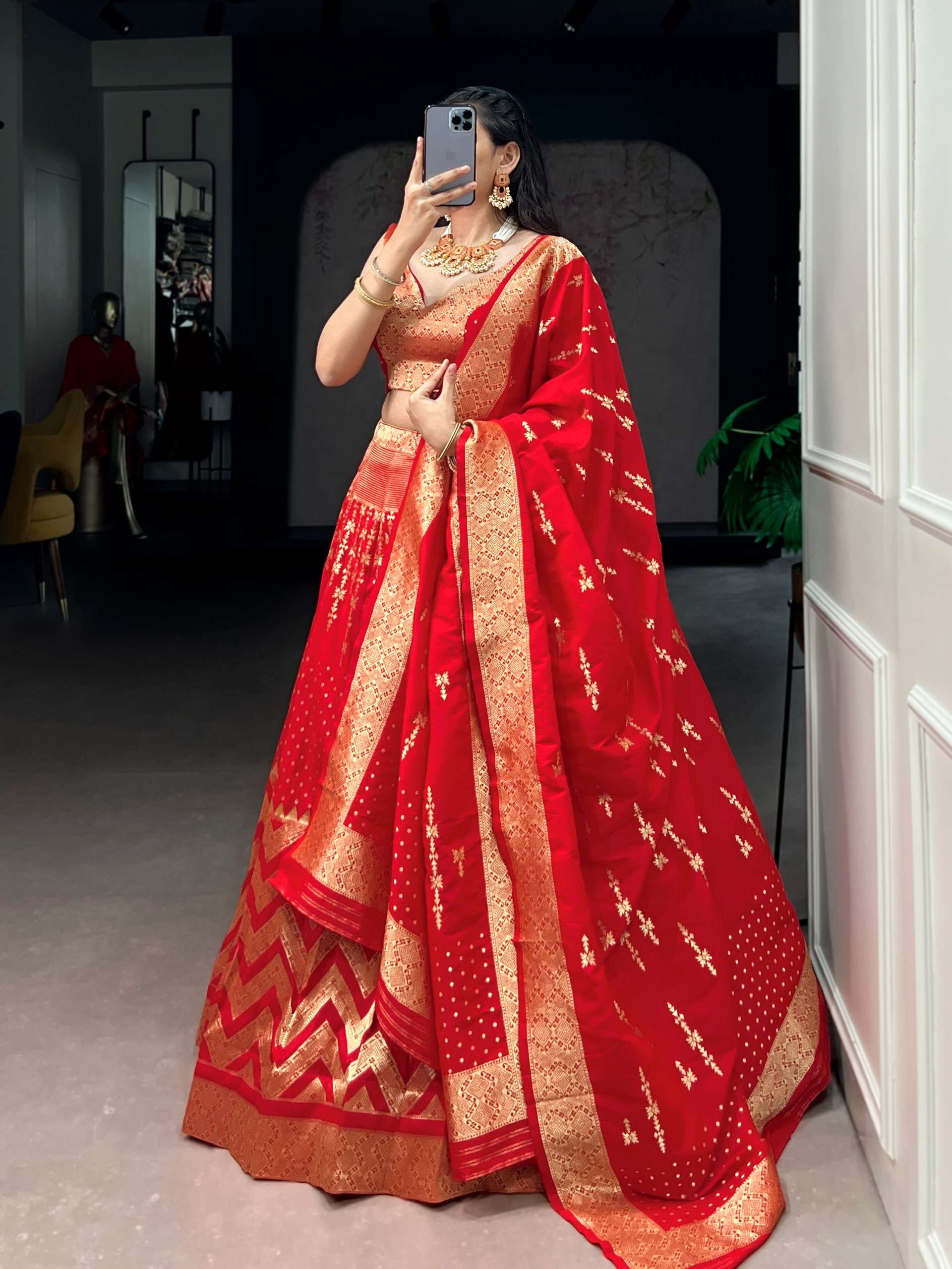Regal Banarasi lehenga choli collection manufacturers surat 
